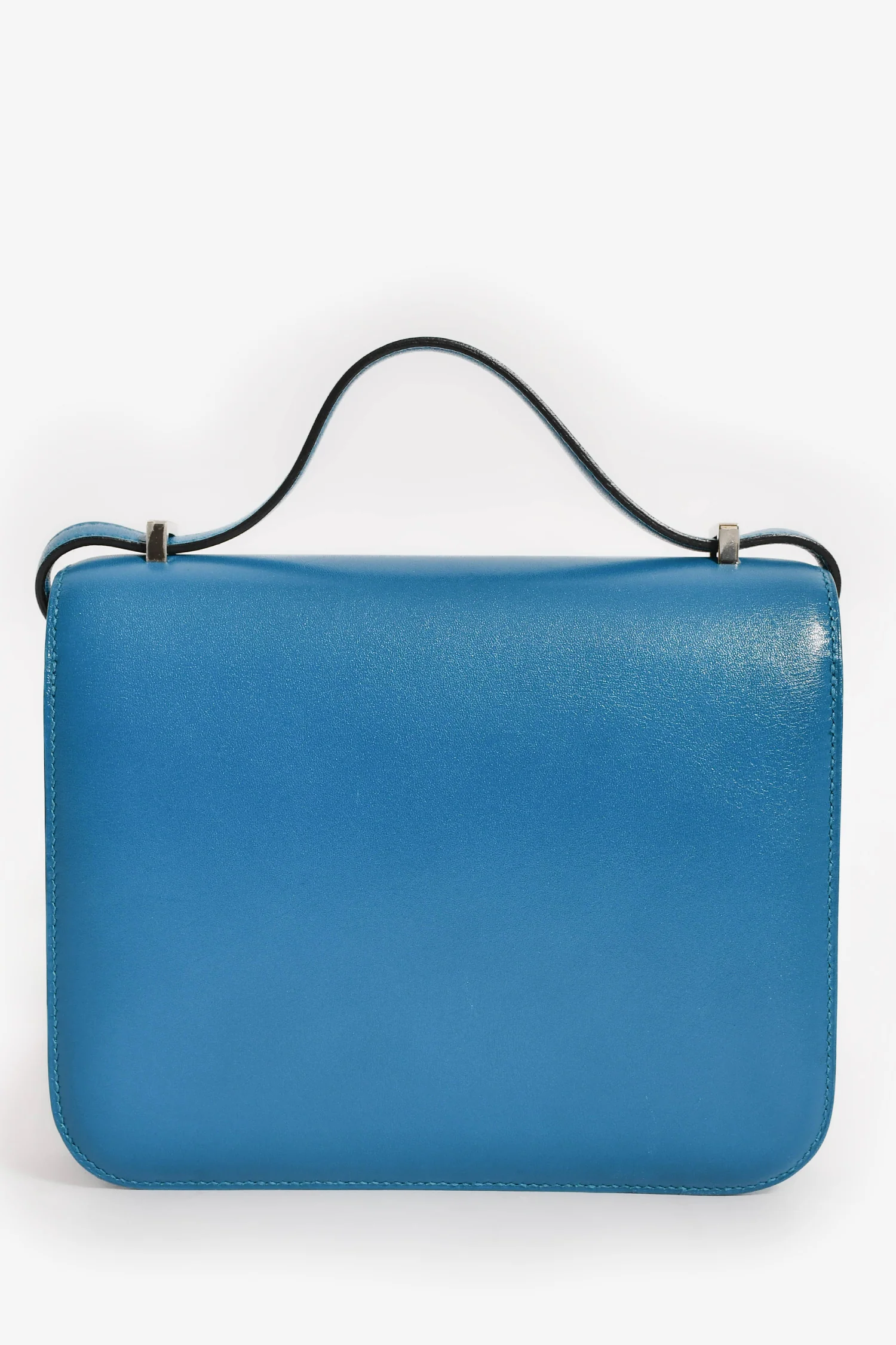 Hermès 2017 Bleu Izmir Tadelakt Leather Constance 18