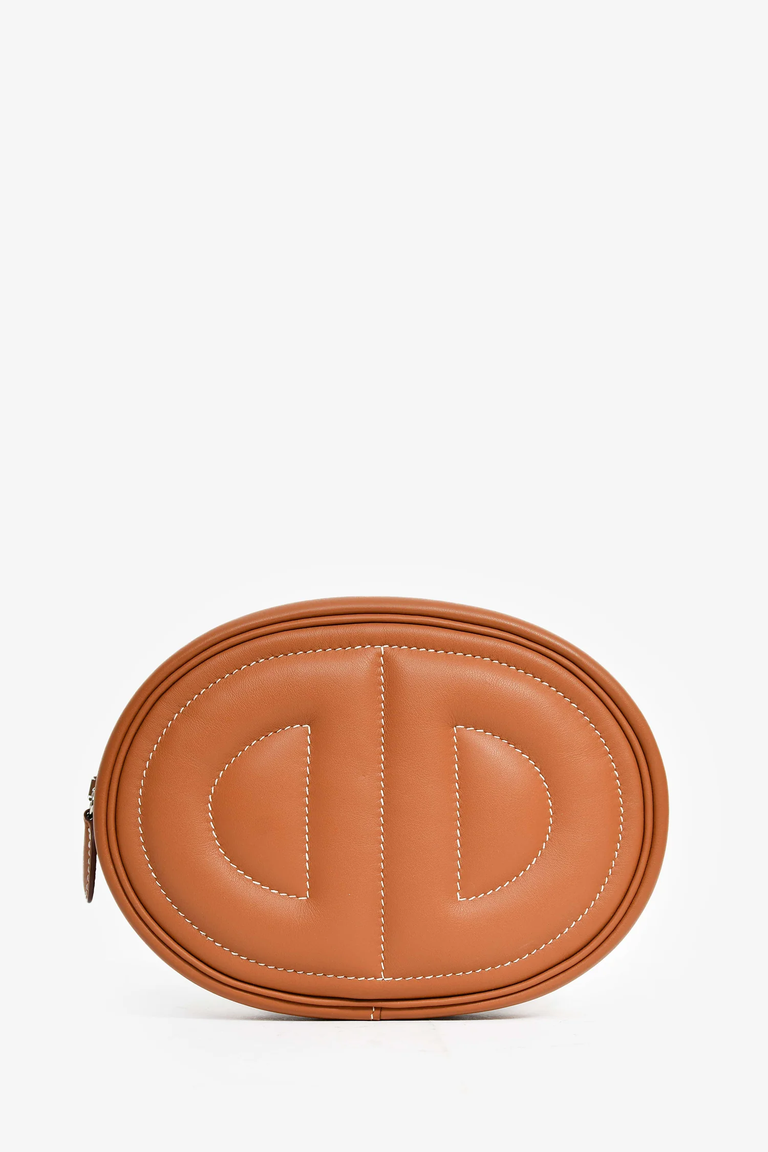 Hermès 2020 Brown Swift Verso "In Loop Belt" Bag