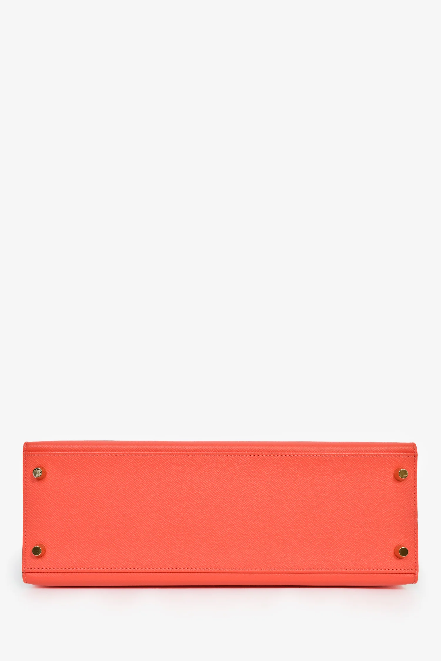 Hermès 2017 Special Order Coral/Teal Bi-Colour Epsom Leather Kelly Sellier 32
