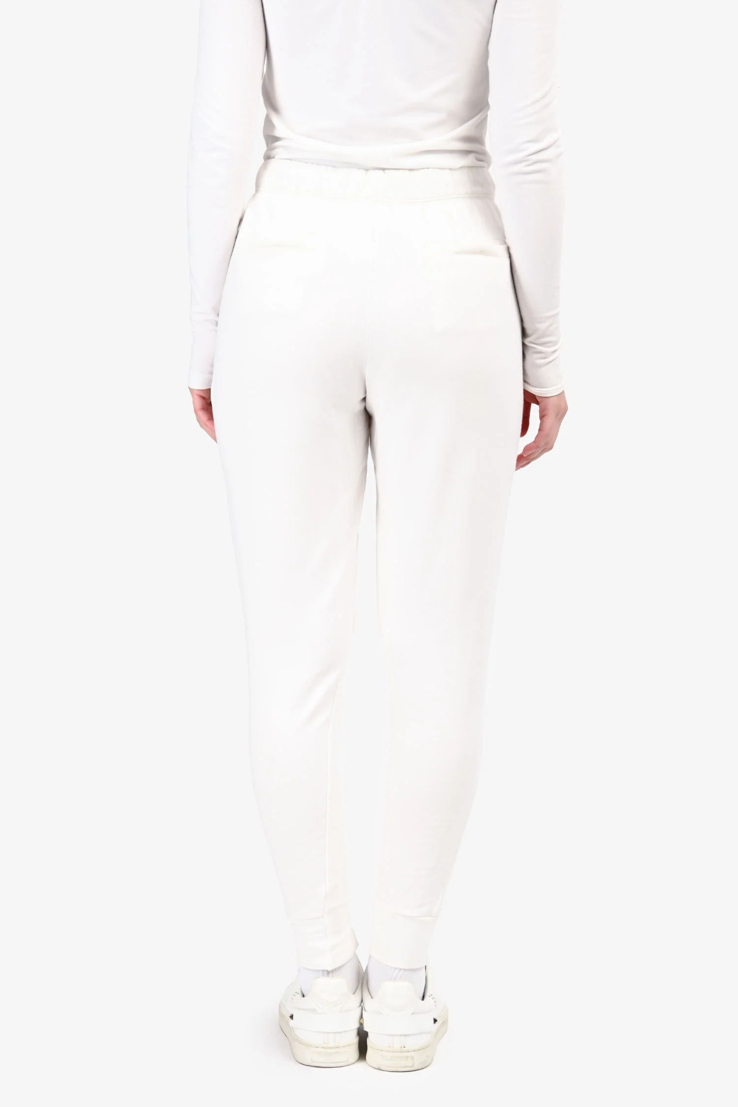Helmut Lang White Cotton Joggers Size S