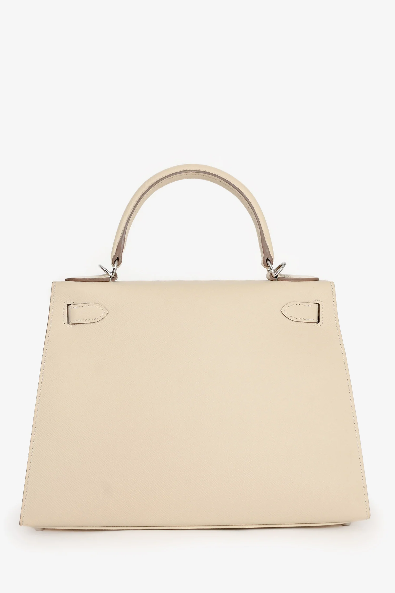 Hermès 2021 Chalk White Epsom Leather Kelly Sellier 28