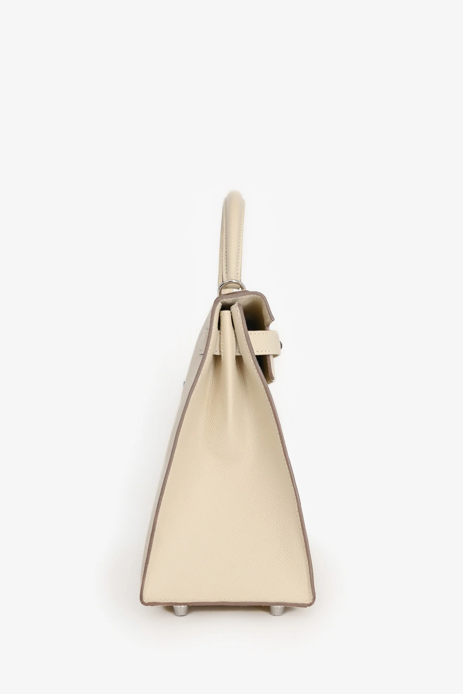Hermès 2021 Chalk White Epsom Leather Kelly Sellier 28