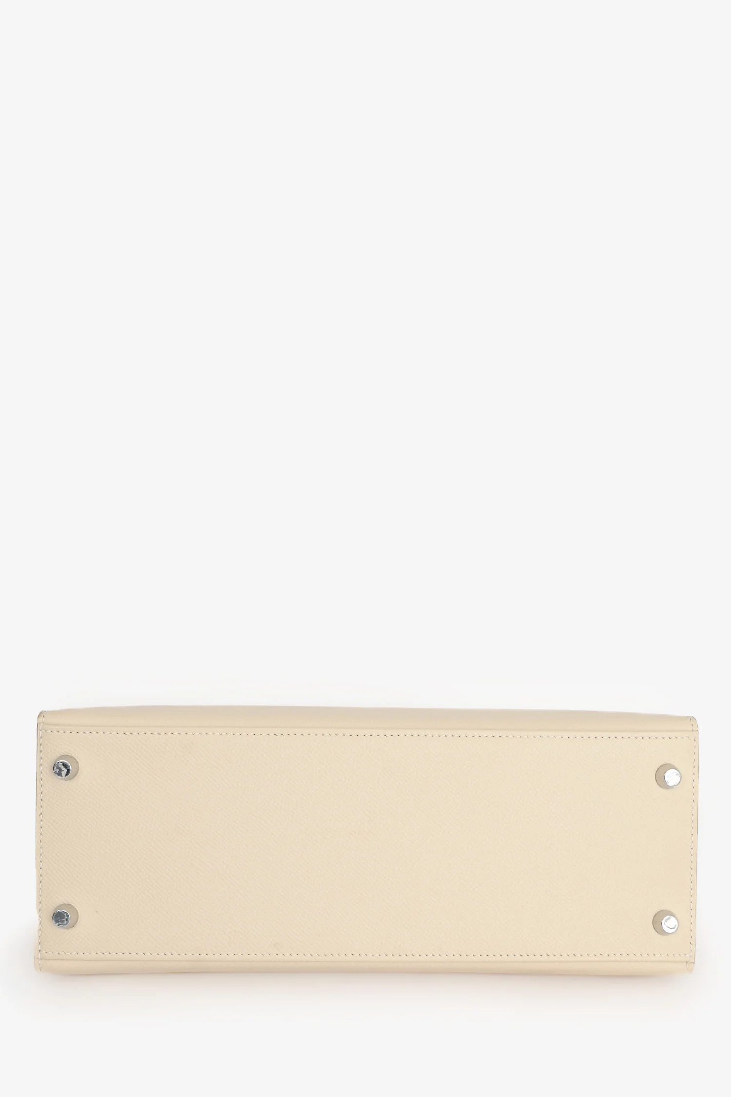 Hermès 2021 Chalk White Epsom Leather Kelly Sellier 28