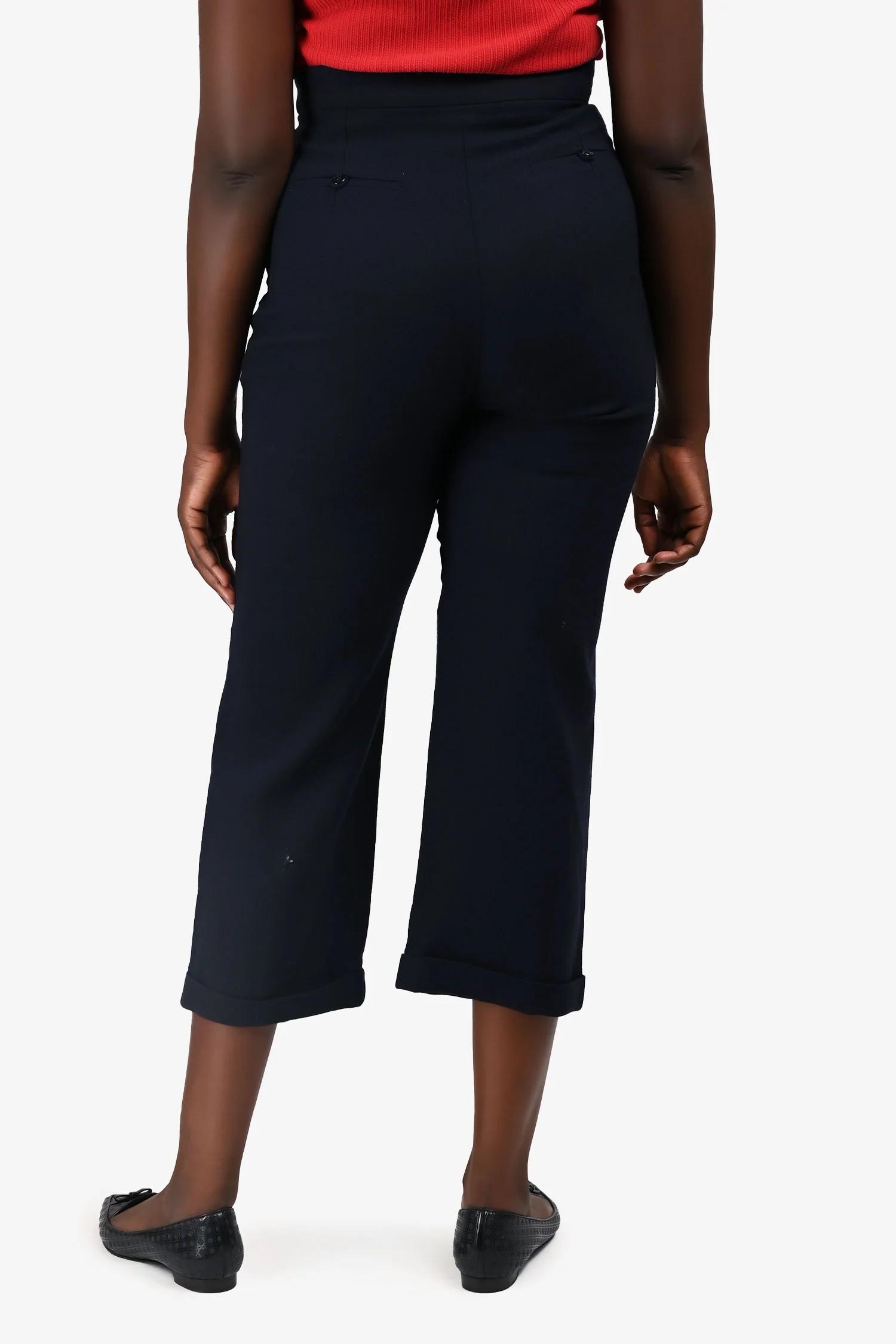Jacquemus Navy Wool LA Riviera Pants Size 42