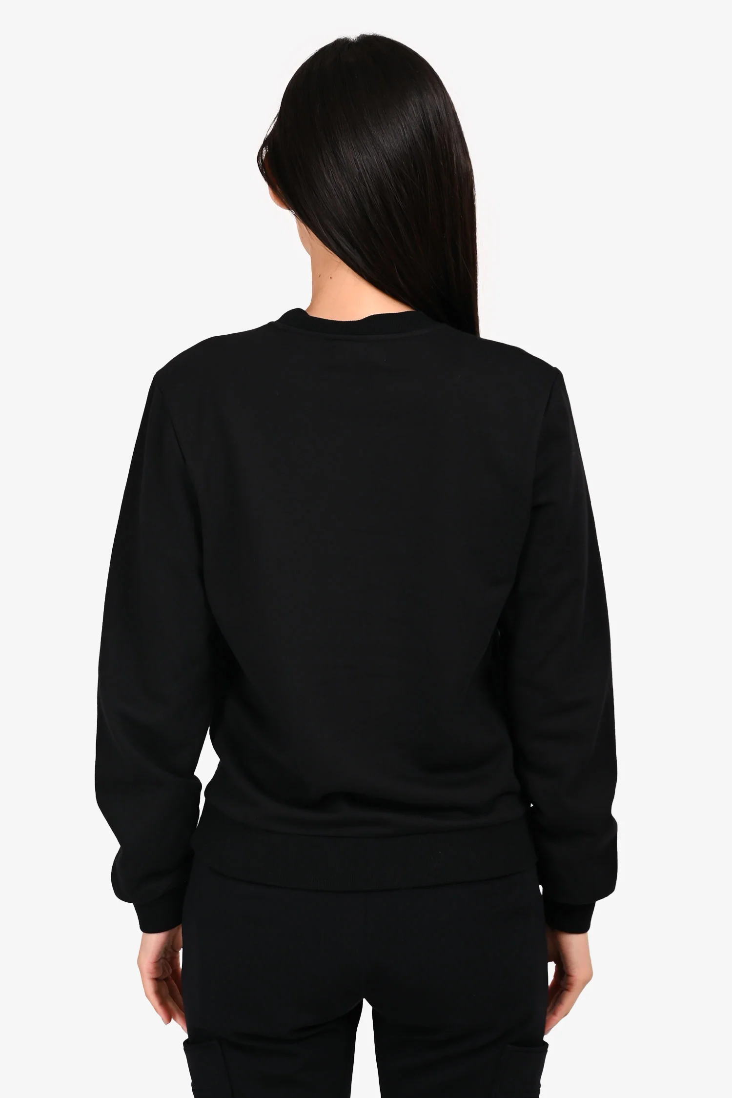 Opening Ceremony Black/Orange Embroidered Sweater Size S