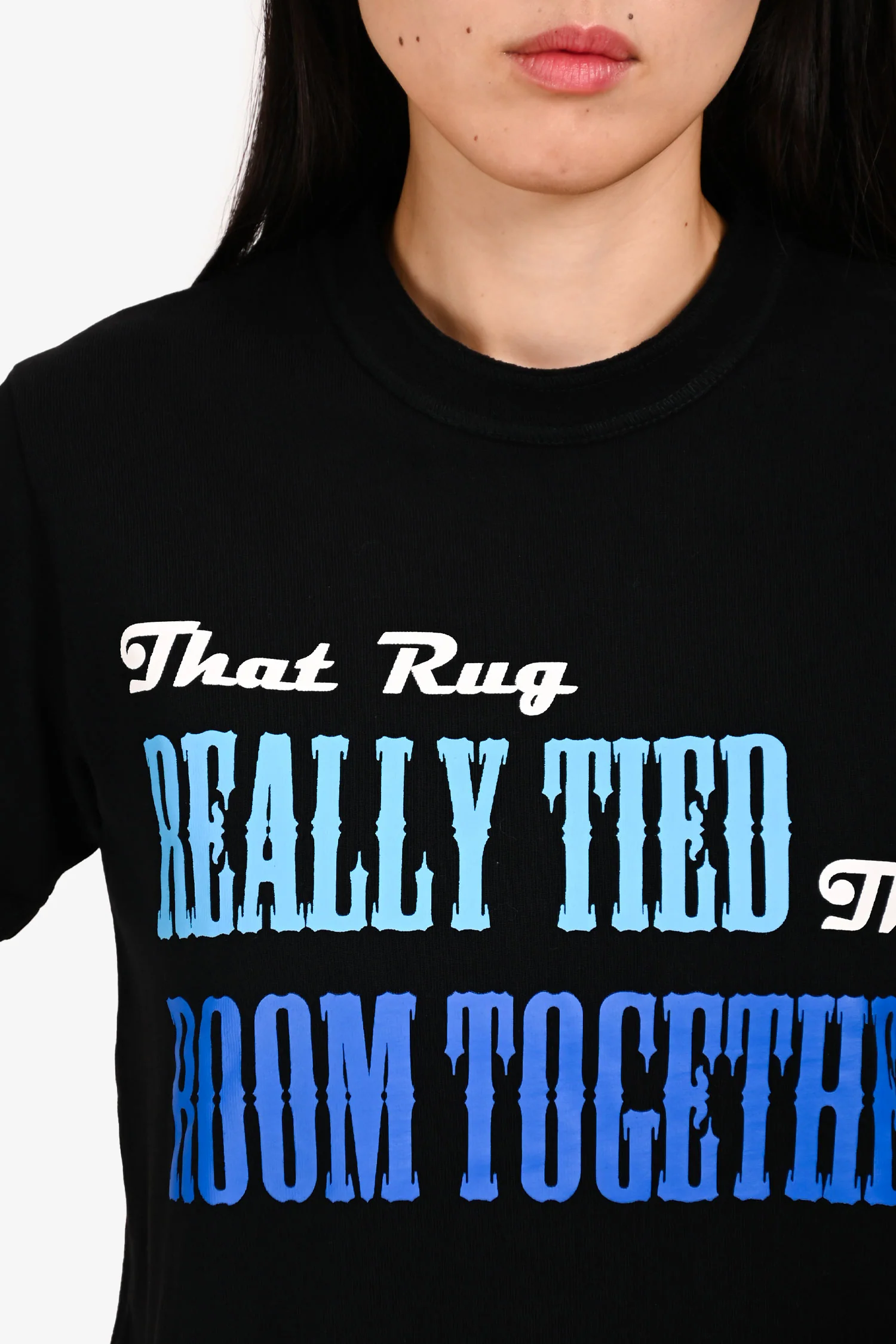 Sacai x The Big Lebowski Black Cotton T-Shirt Size 1