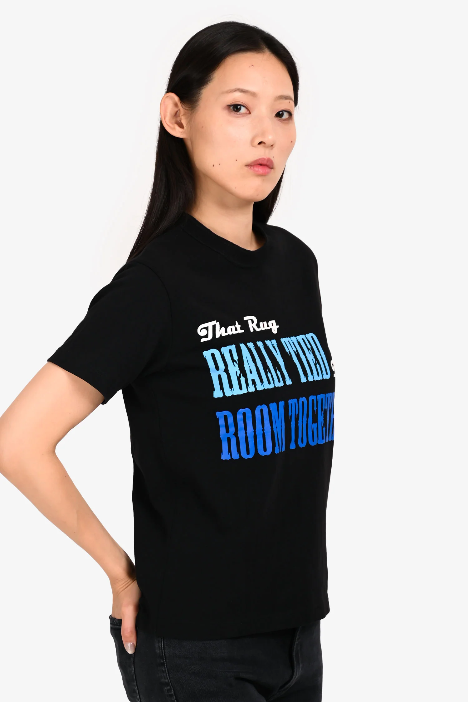 Sacai x The Big Lebowski Black Cotton T-Shirt Size 1