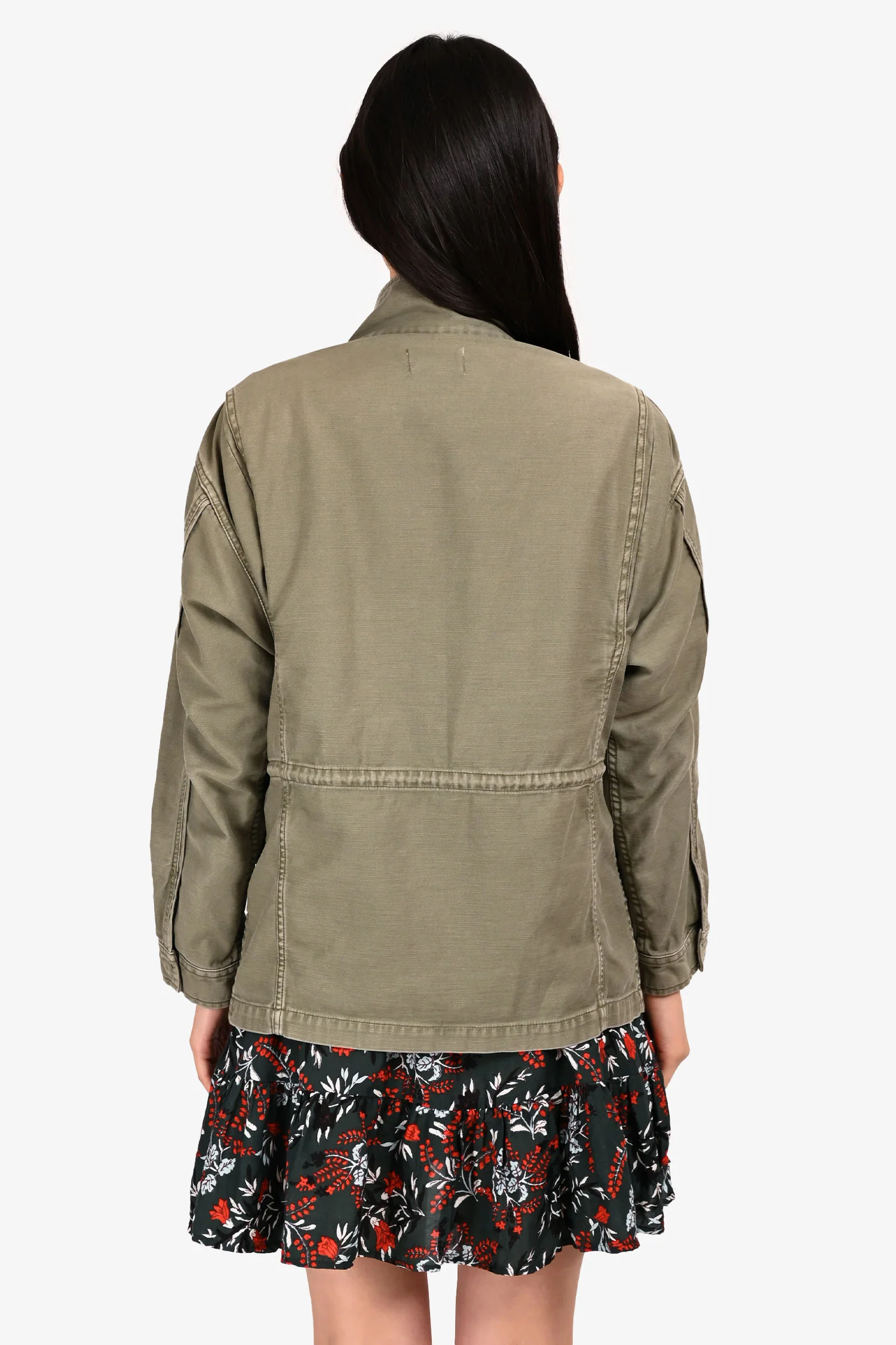 Frame Green Military Style Jacket Size S