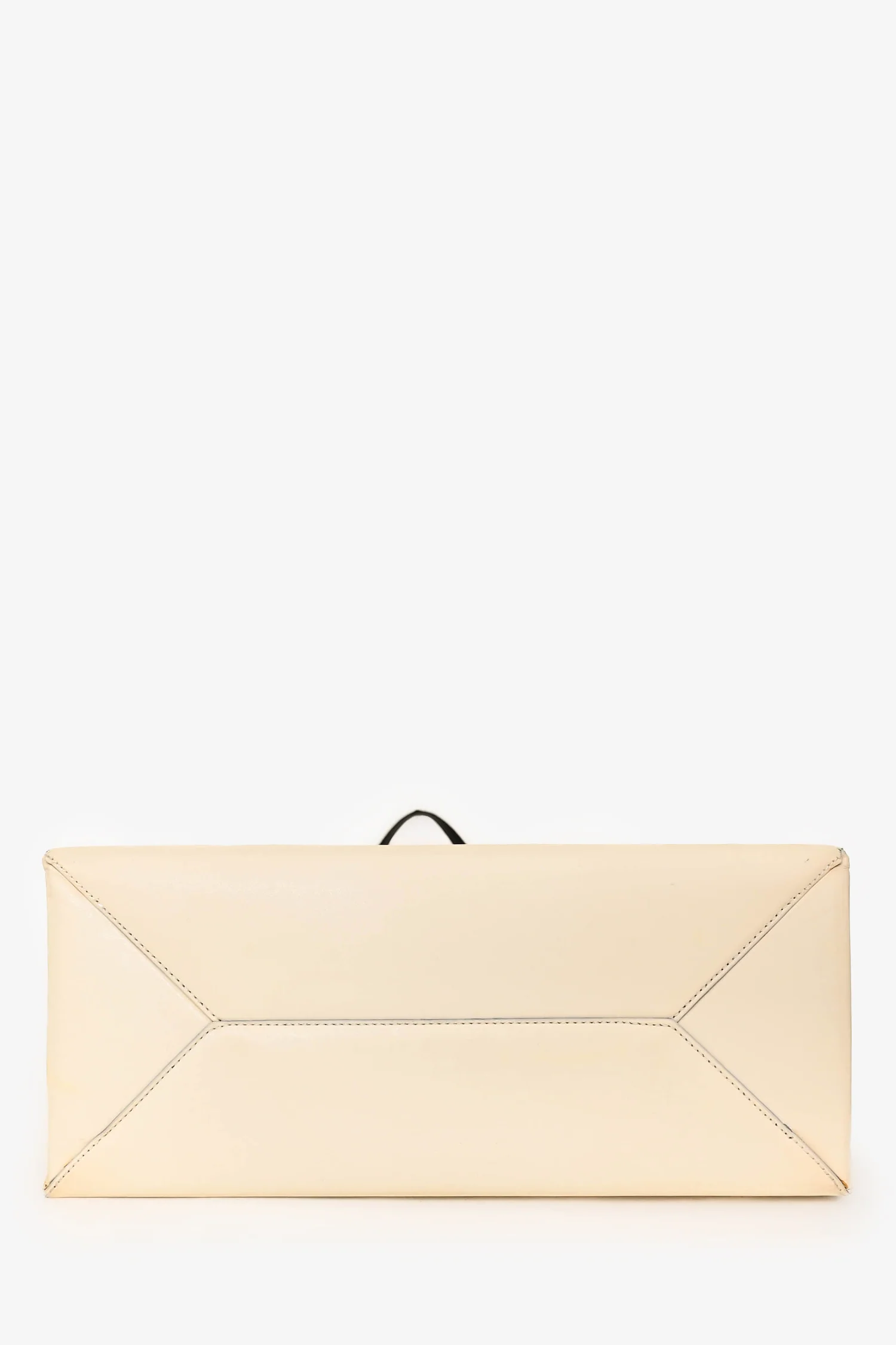 Stella McCartney Cream Leather Flat Tote