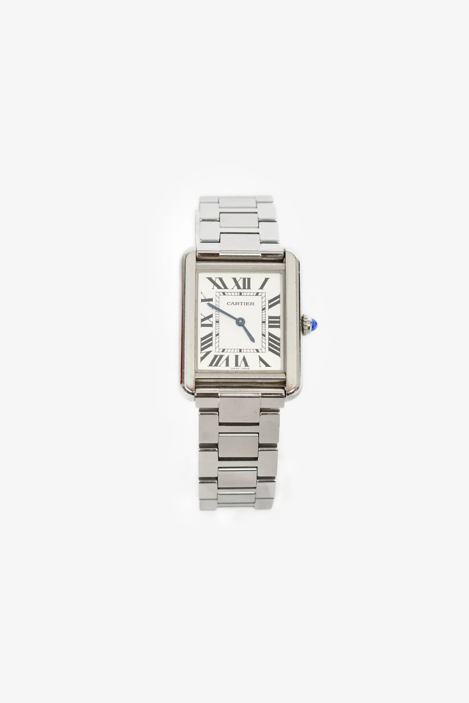 Cartier Stainless Steel Quartz Tank Solo Watch