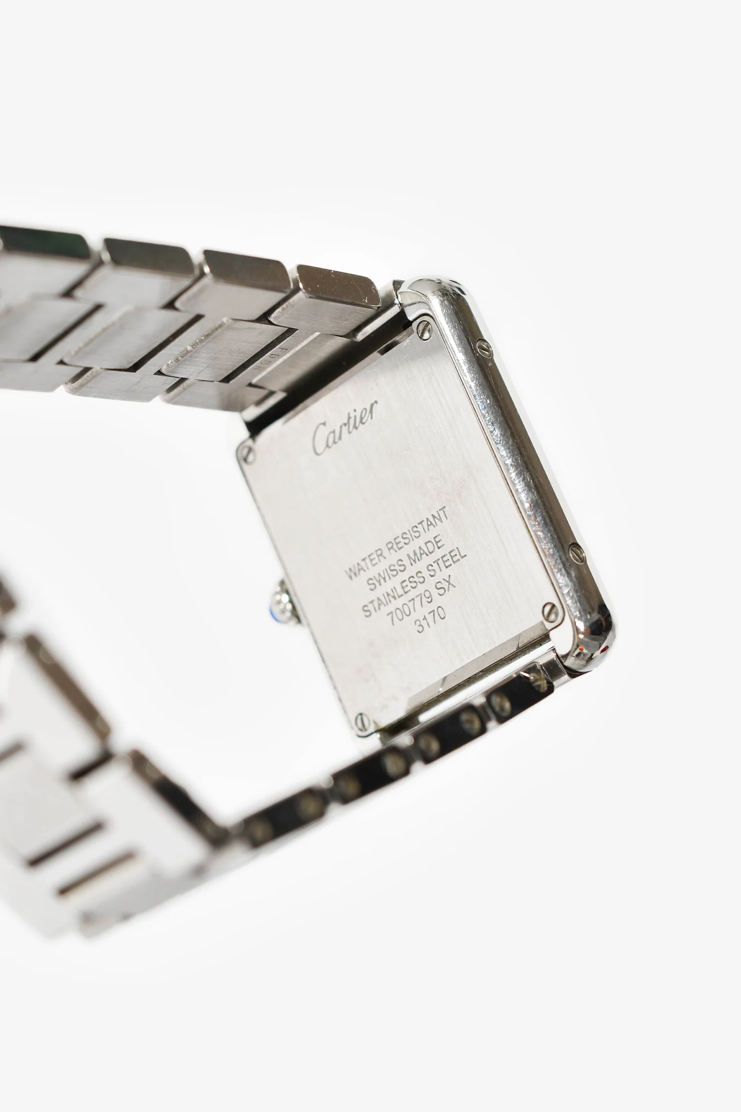 Cartier Stainless Steel Quartz Tank Solo Watch