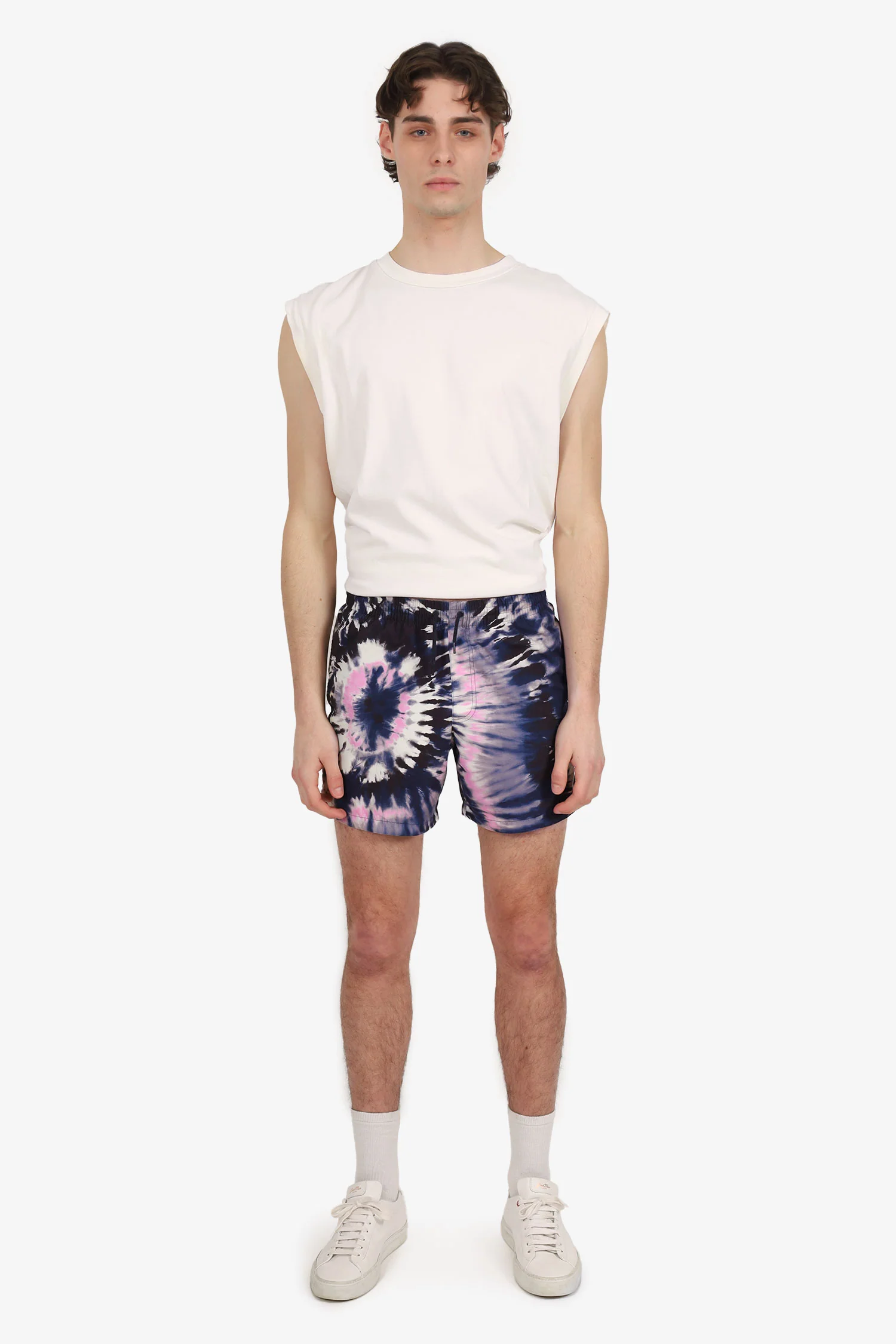 Dries Van Noten Multicolour Tie-dye Swim Shorts Size S Mens