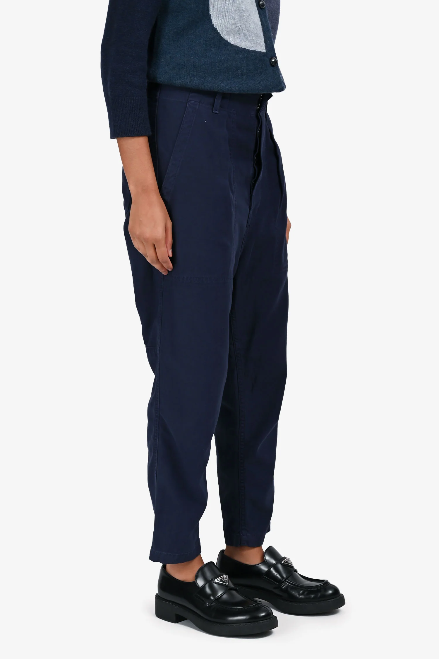 Citizens of Humanity Navy Cotton Cargo Pants Size 26