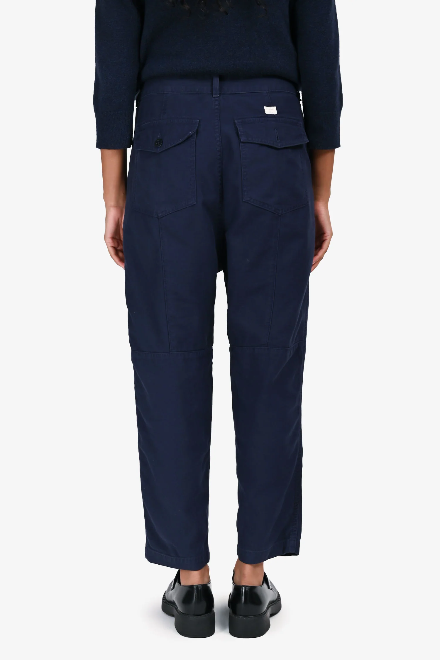 Citizens of Humanity Navy Cotton Cargo Pants Size 26