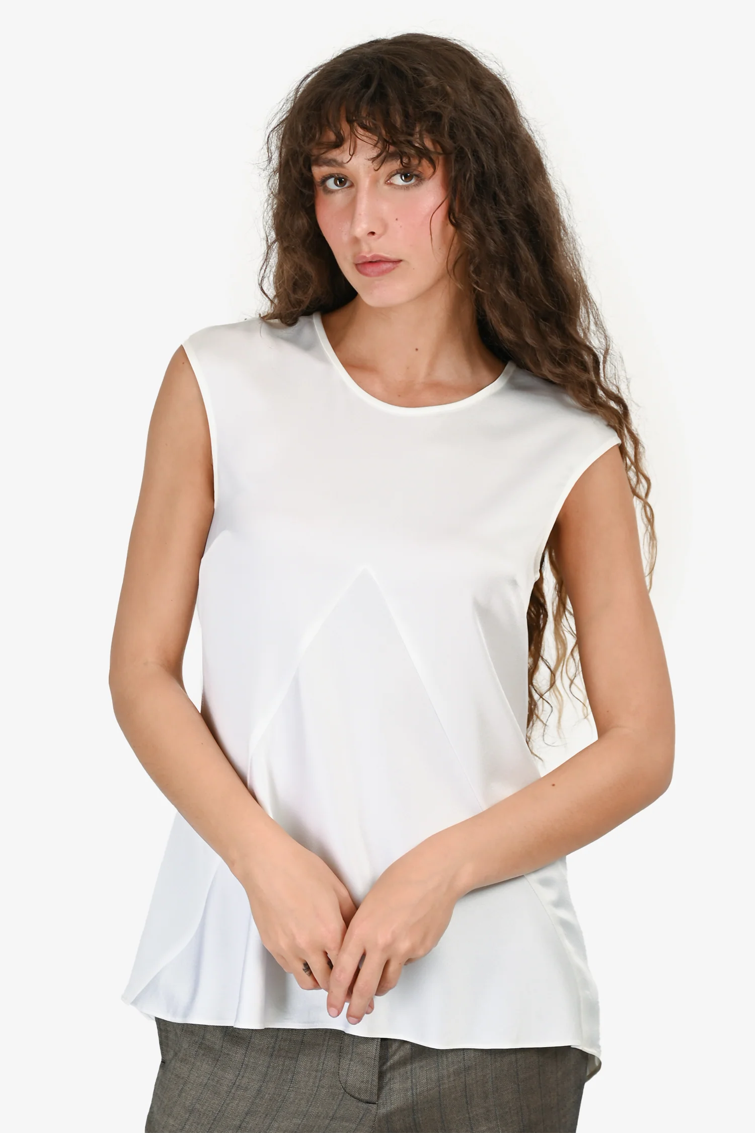 St. John White Top Size P