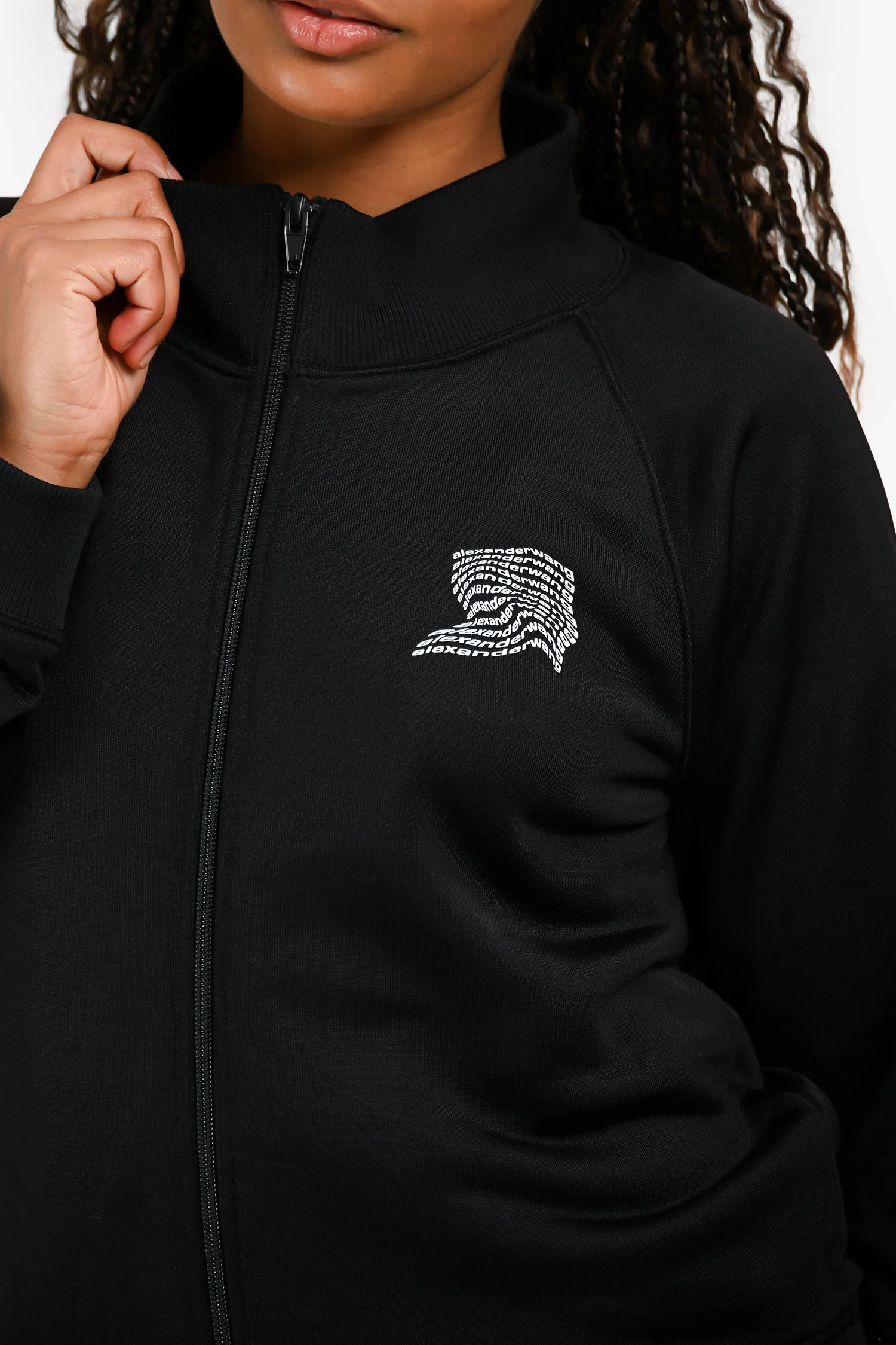 T By Alexander Wang Logo Printed Tracksuit Jacket Size M