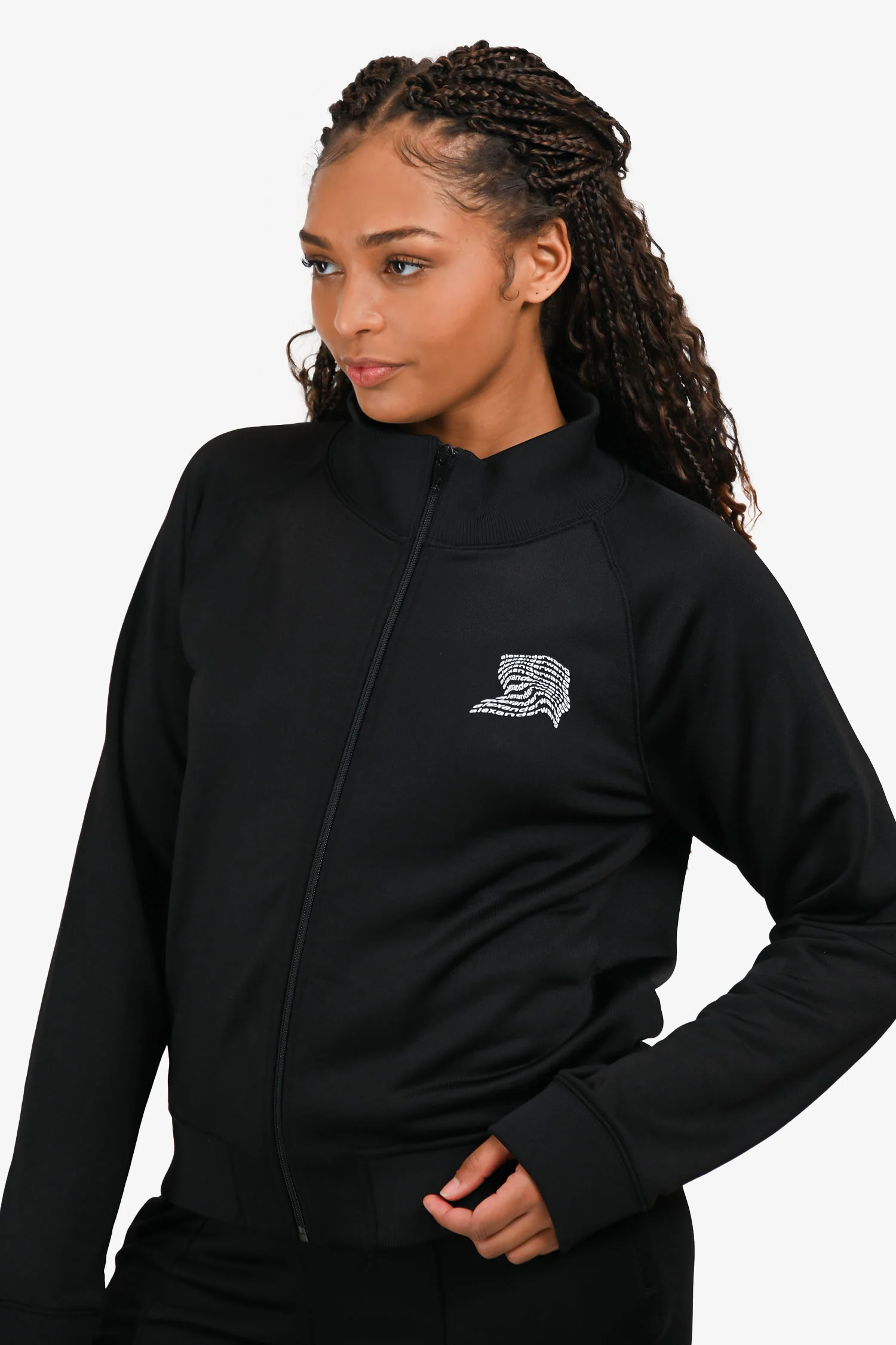 T By Alexander Wang Logo Printed Tracksuit Jacket Size M