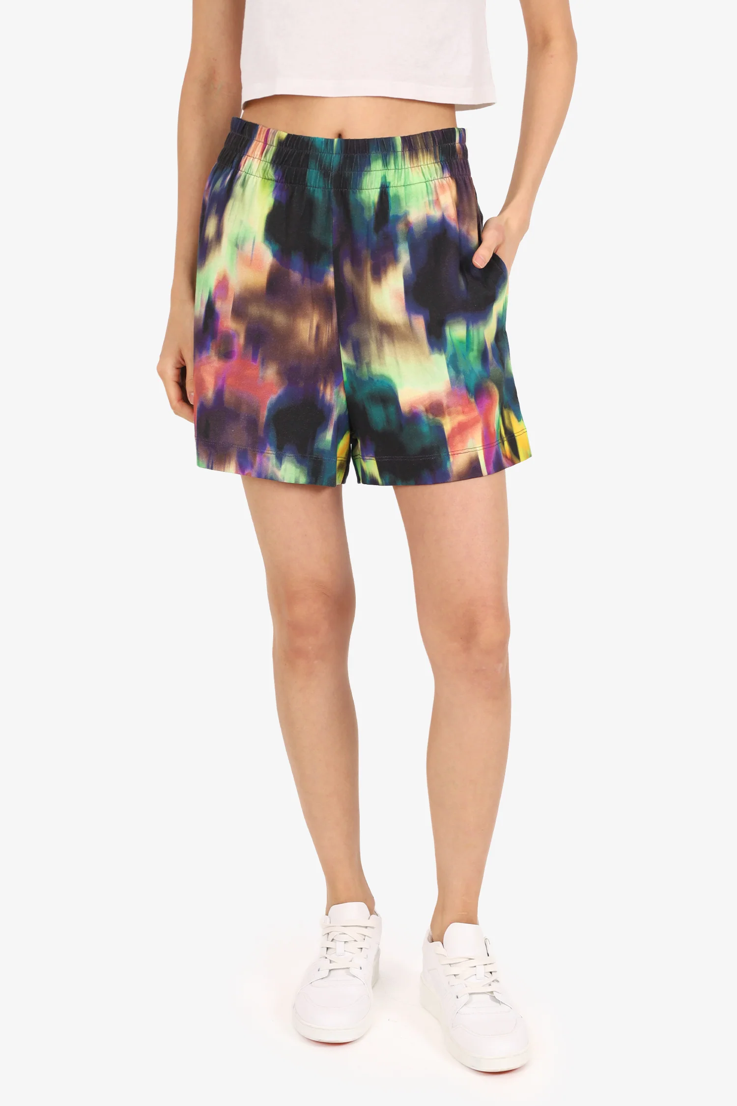 Dries Van Noten Multicolour Printed Hesta Shorts Size XS