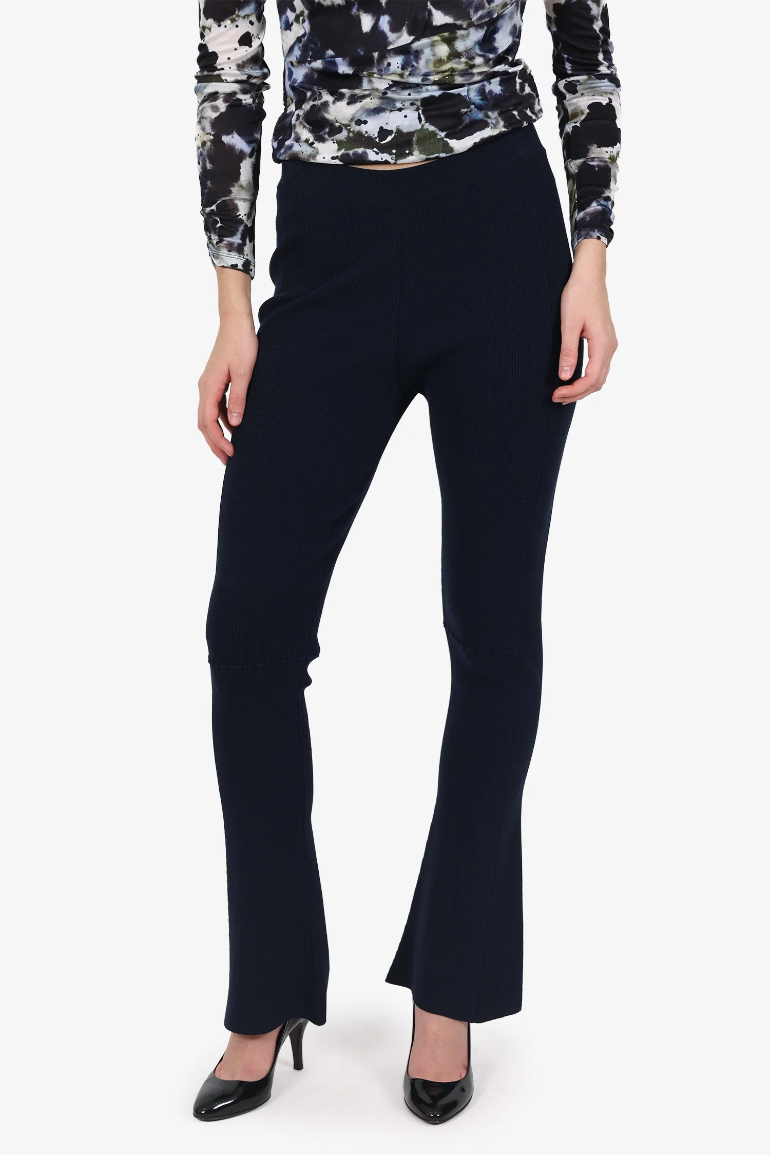 Jacquemus Navy 'Le Pantalon Baunhila' Trousers Size 36