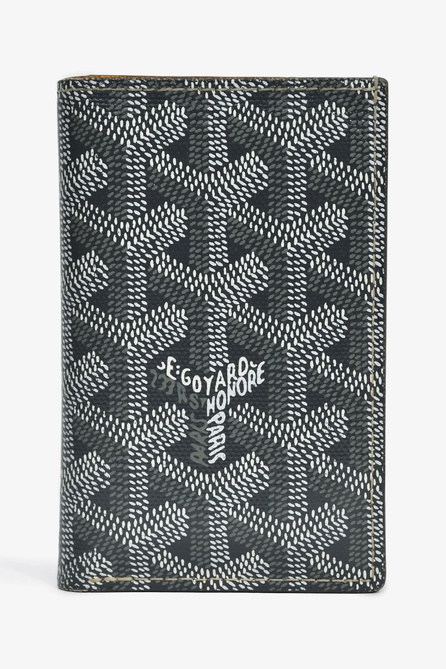 Goyard Grey Goyardine Leather Saint-Marc Card Wallet