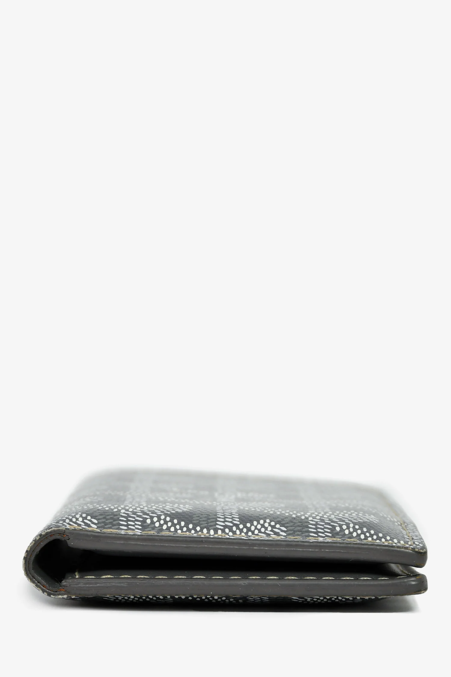 Goyard Grey Goyardine Leather Saint-Marc Card Wallet