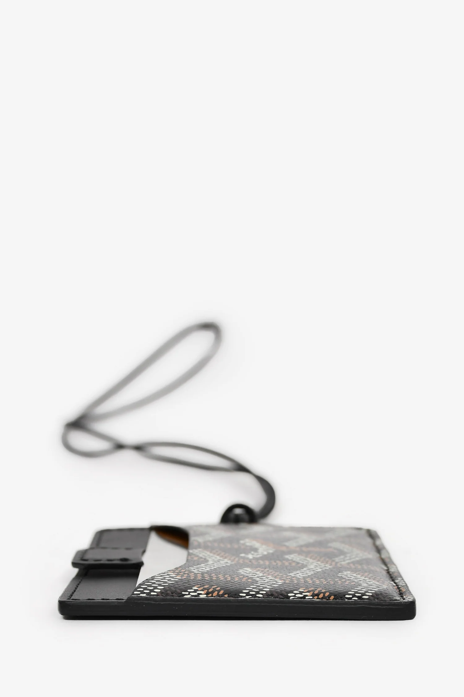 Goyard Black Goyardine Canvas Vénus Bag Mirror