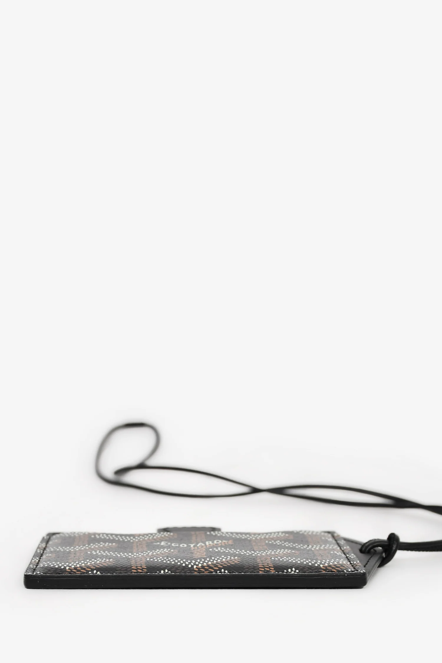 Goyard Black Goyardine Canvas Vénus Bag Mirror