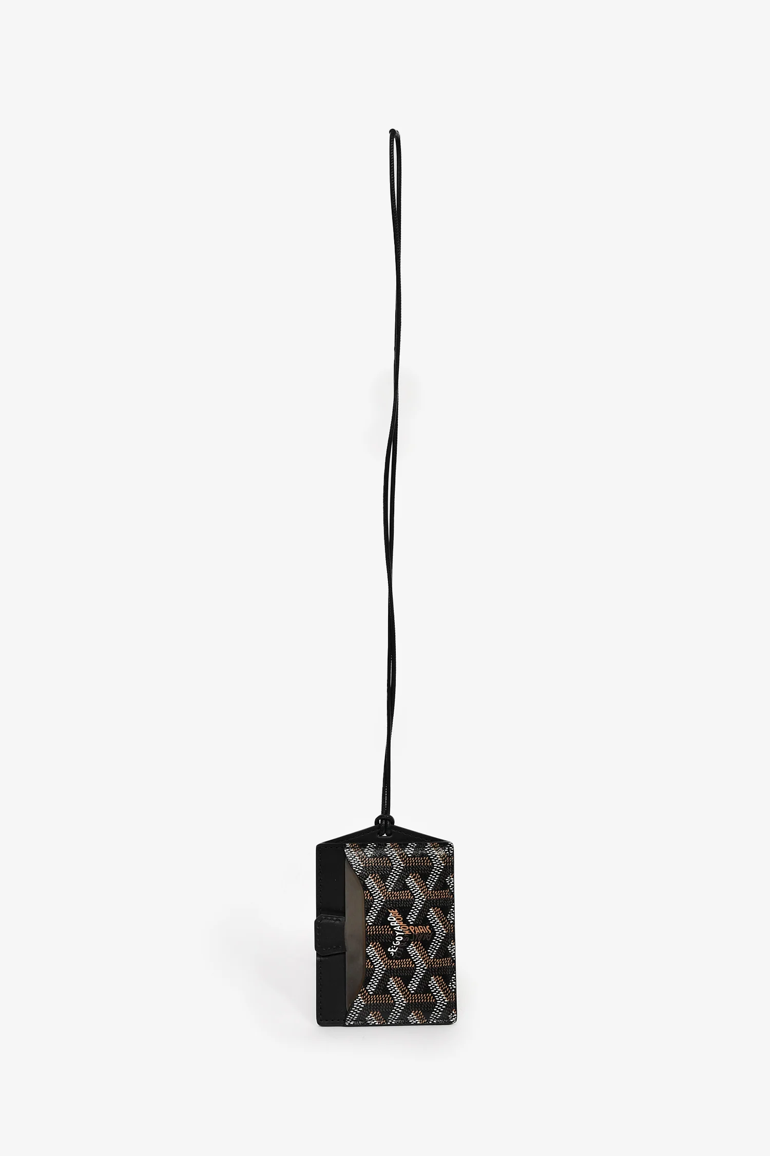 Goyard Black Goyardine Canvas Vénus Bag Mirror