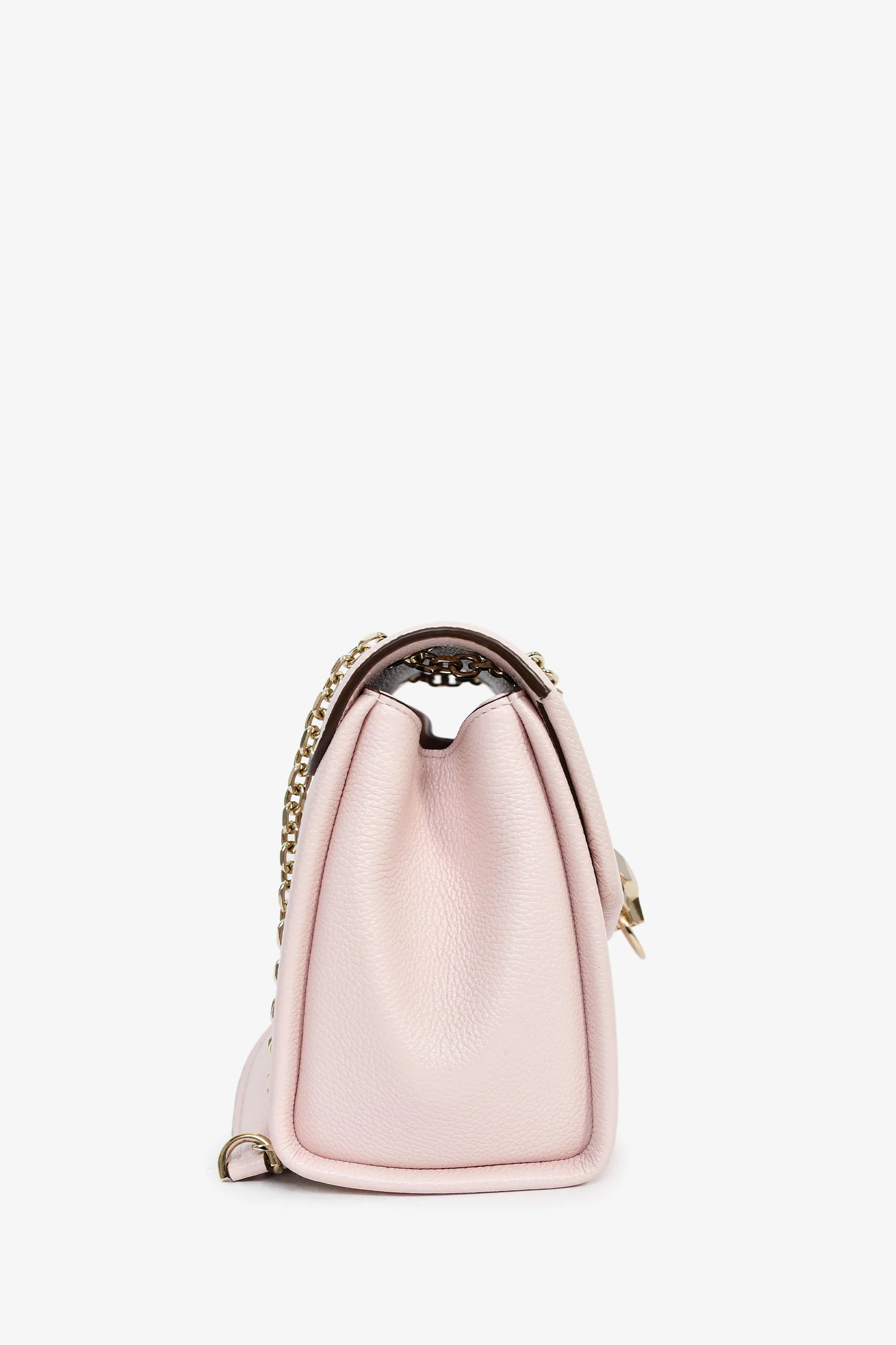 Cartier Pink Leather Small Panthere Graphique Shoulder Bag