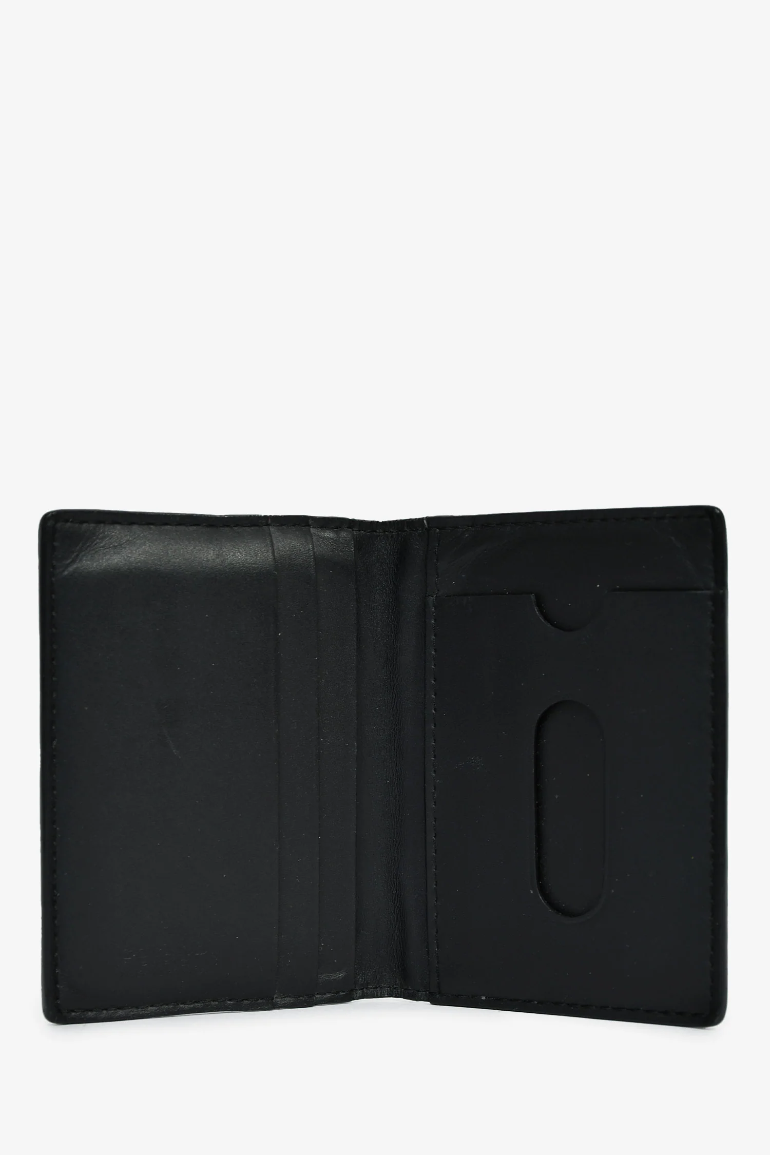 Goyard Black Goyardine Leather Saint-Marc Card Wallet