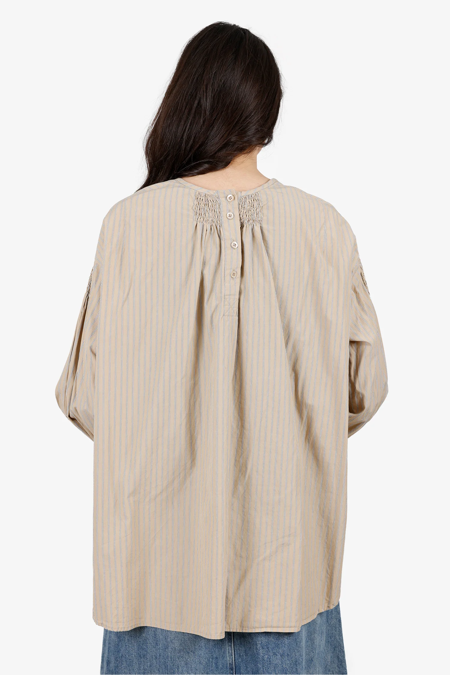 Dries Van Noten Beige Cotton Blouse Size 36