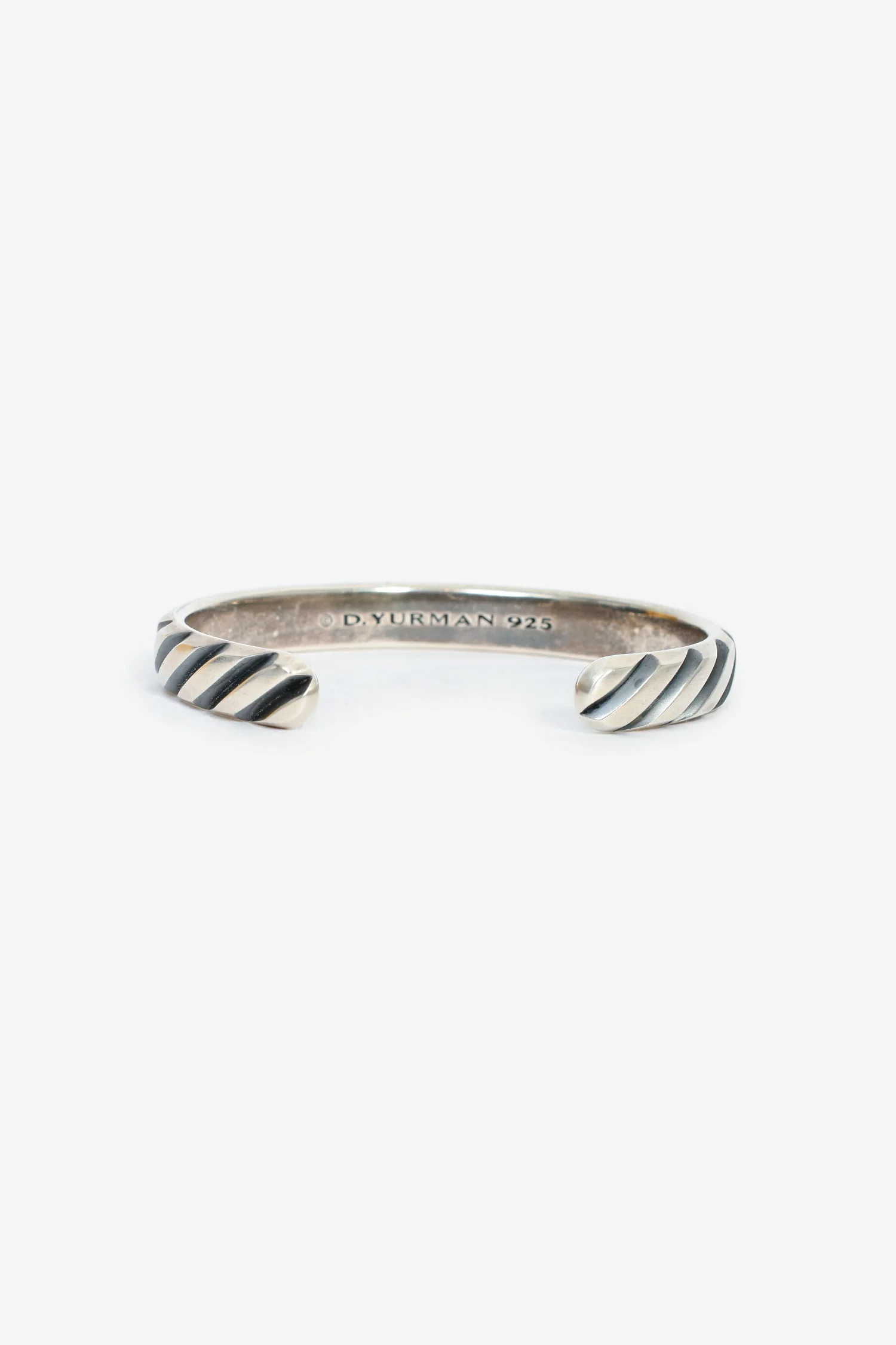 David Yurman Sterling Silver Modern Cable Cuff Bracelet