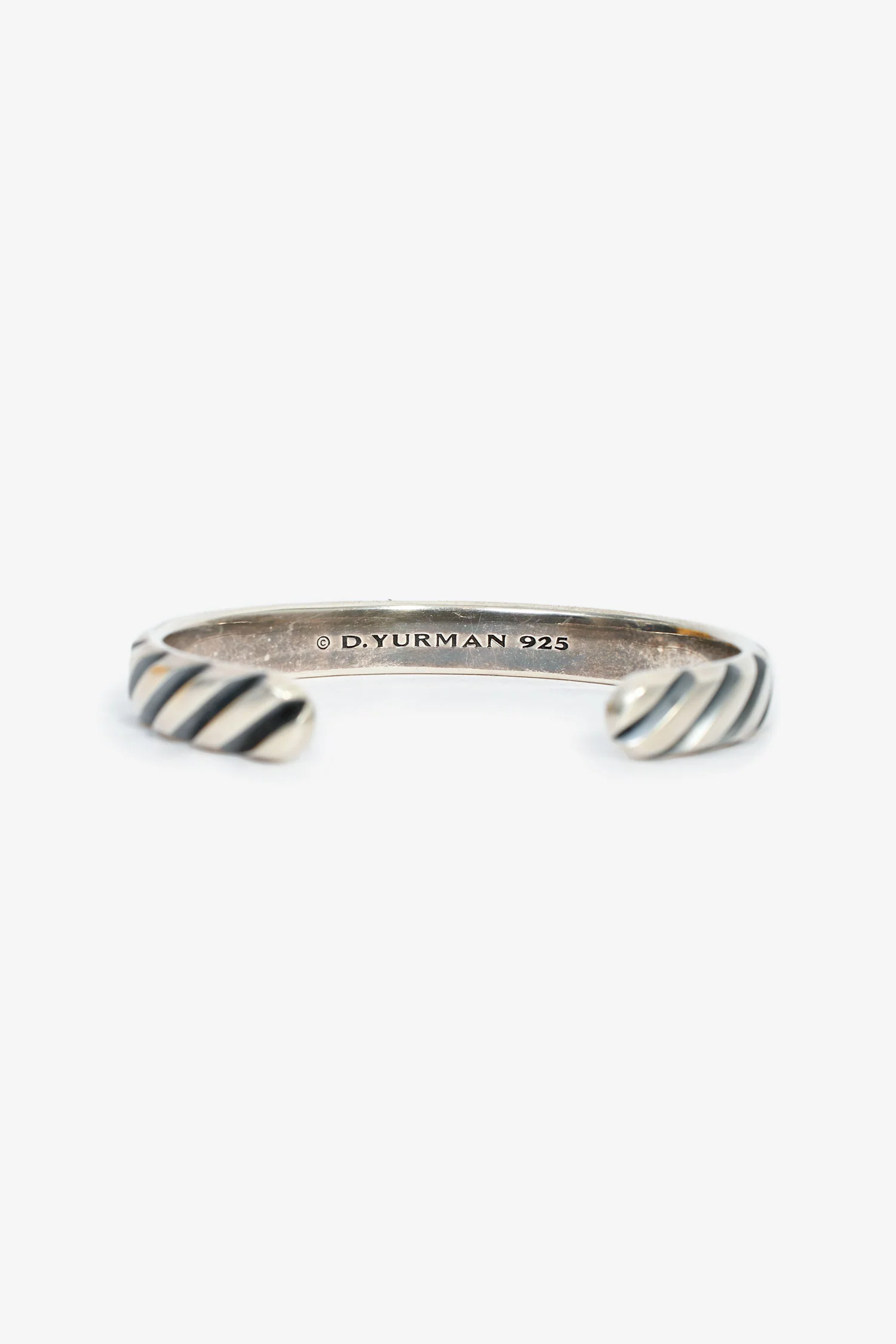 David Yurman Sterling Silver Modern Cable Cuff Bracelet