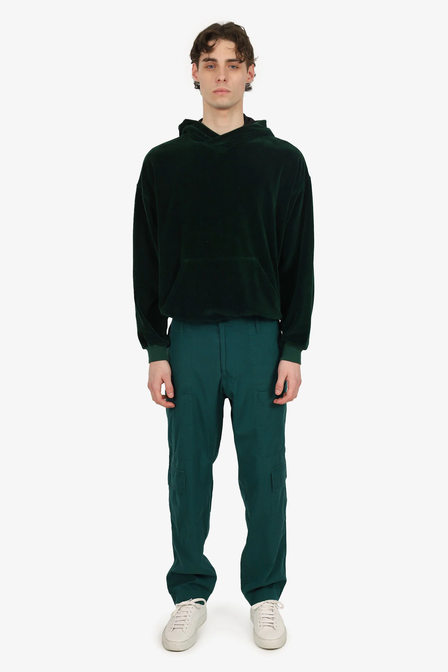 Dries Van Noten Green Cotton Cargo Pants Size 54 Mens