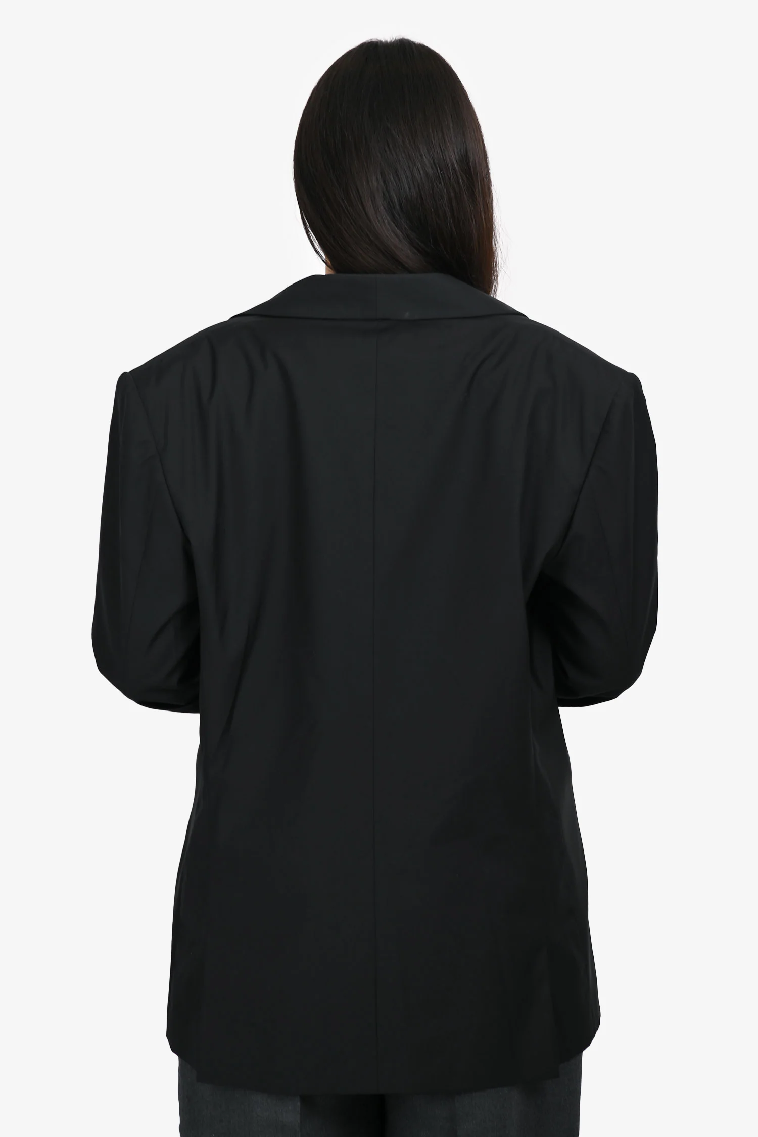 Versace Black Cowboy Star Embellished Single Breasted Blazer Size 48