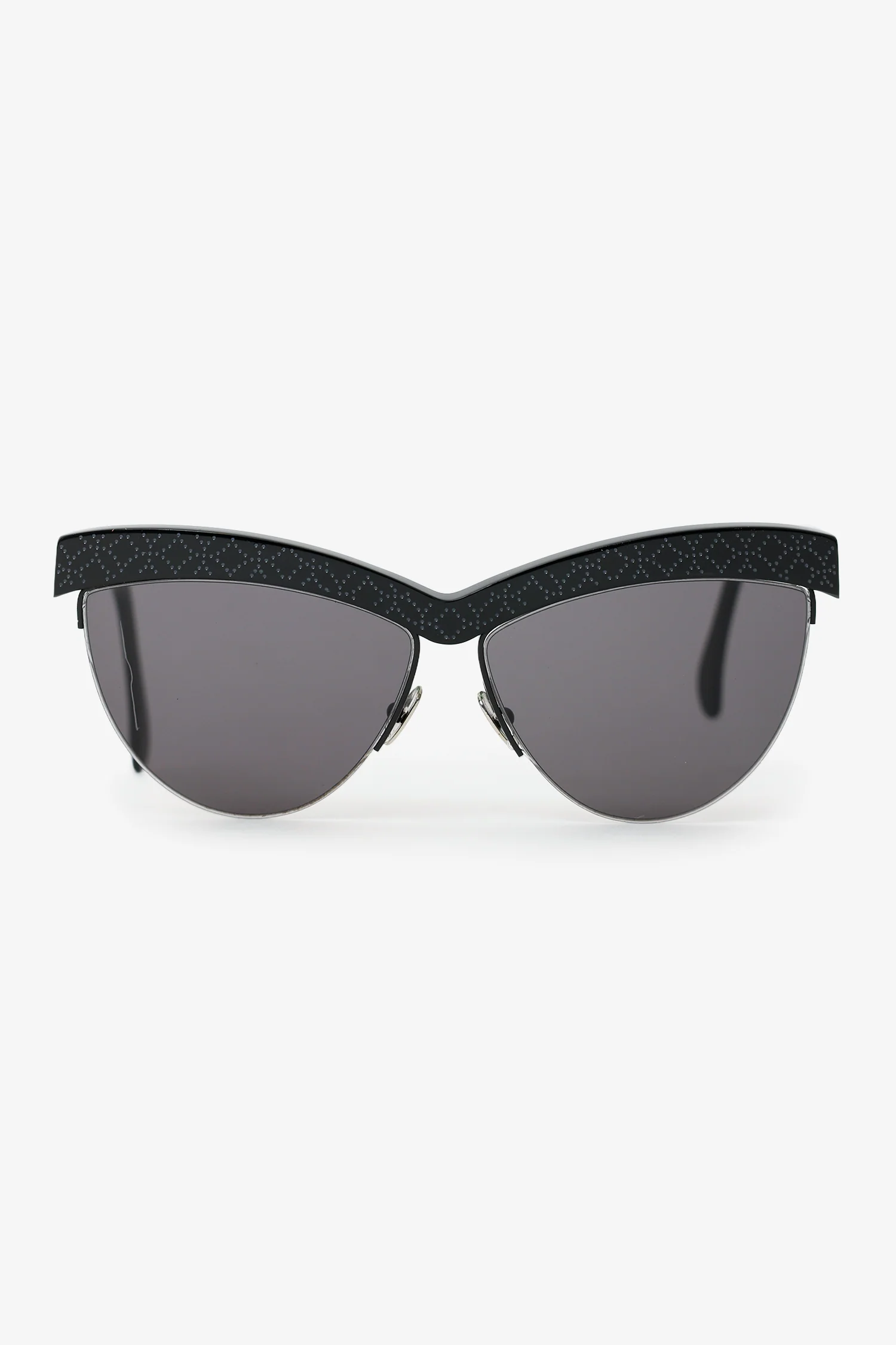 Alaia Black Cut-out Frame Cat-eye Sunglasses