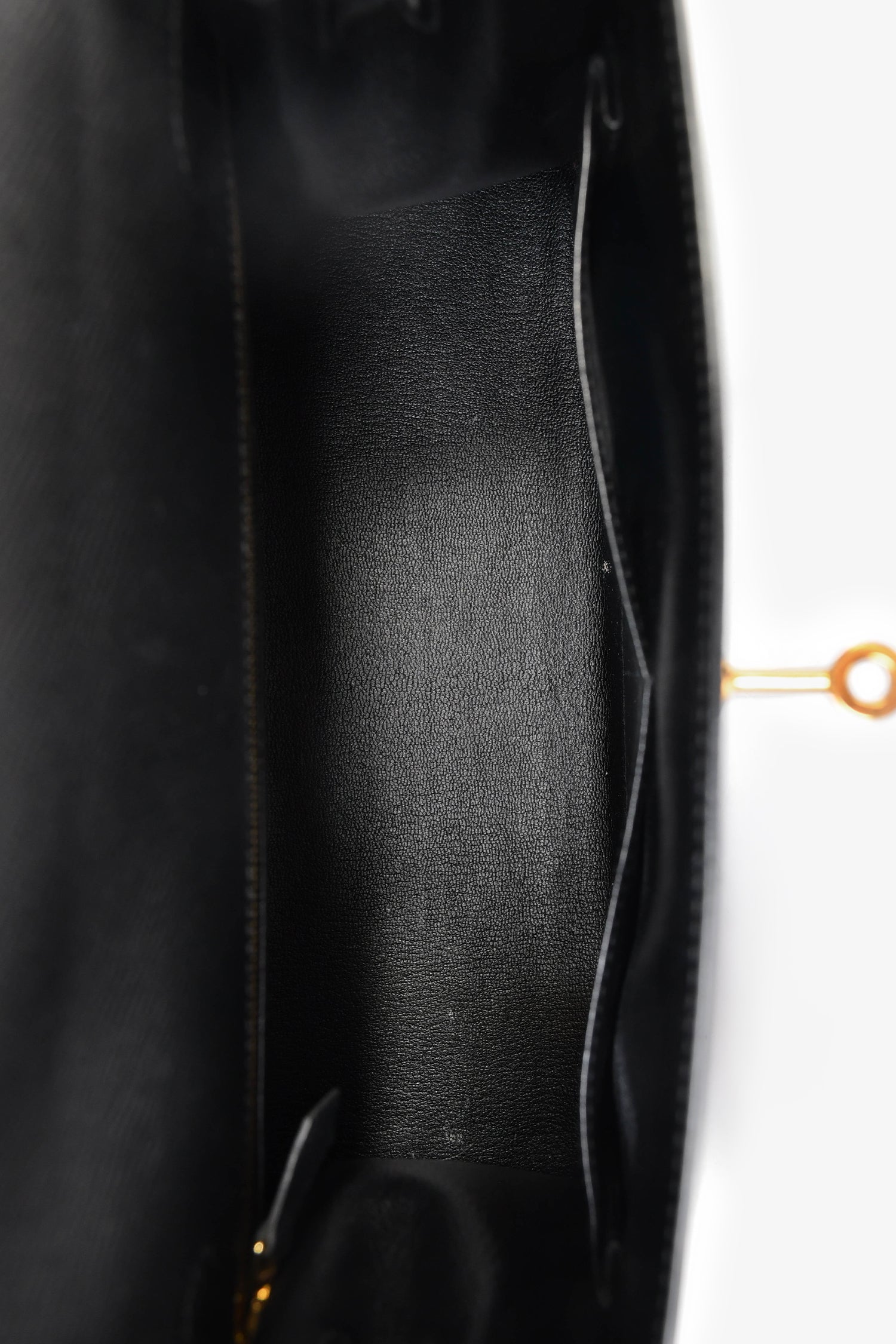 Hermès 2018 Black Epsom Leather Kelly 28 with Strap