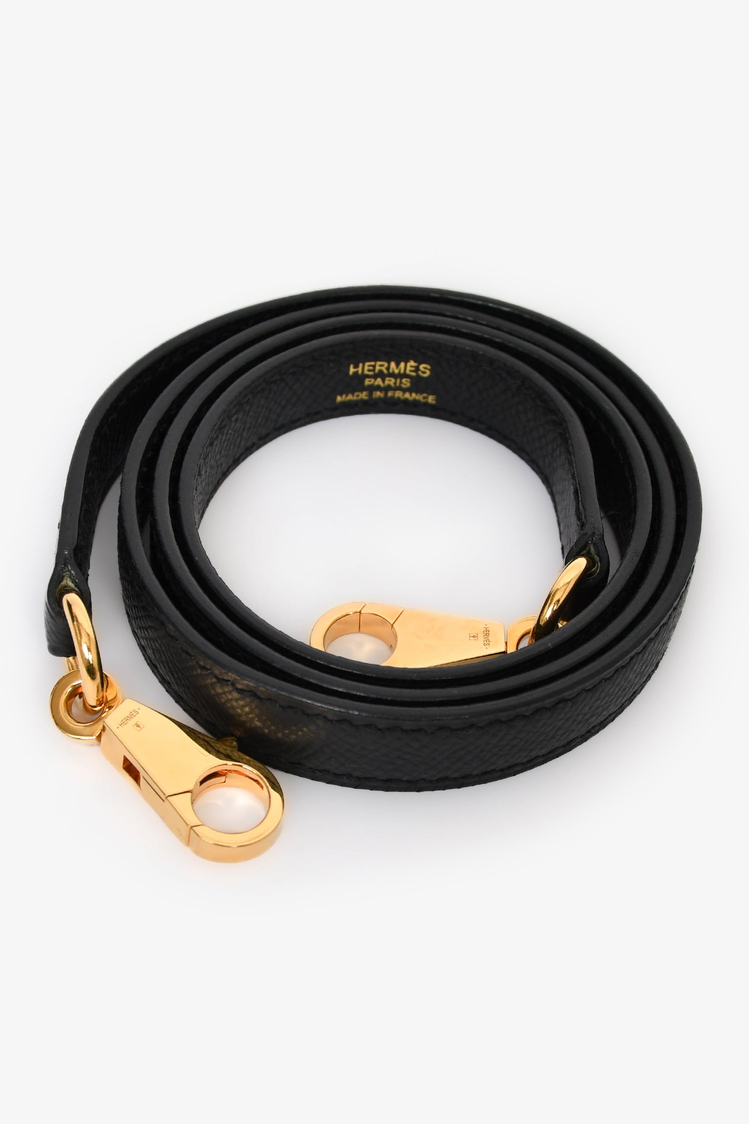 Hermès 2018 Black Epsom Leather Kelly 28 with Strap