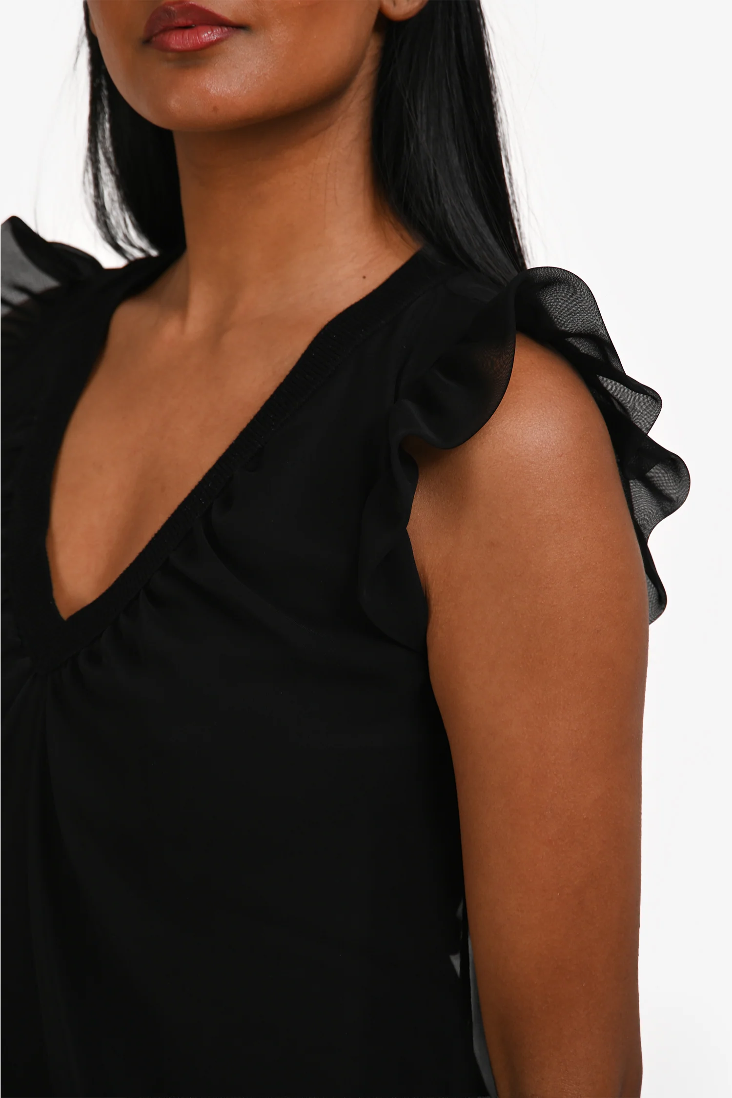 Love Moschino Black 2 Layer Bubble Dress Size 2 US