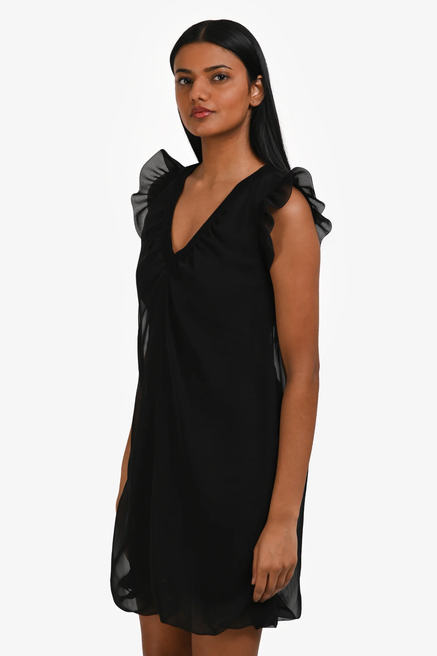 Love Moschino Black 2 Layer Bubble Dress Size 2 US