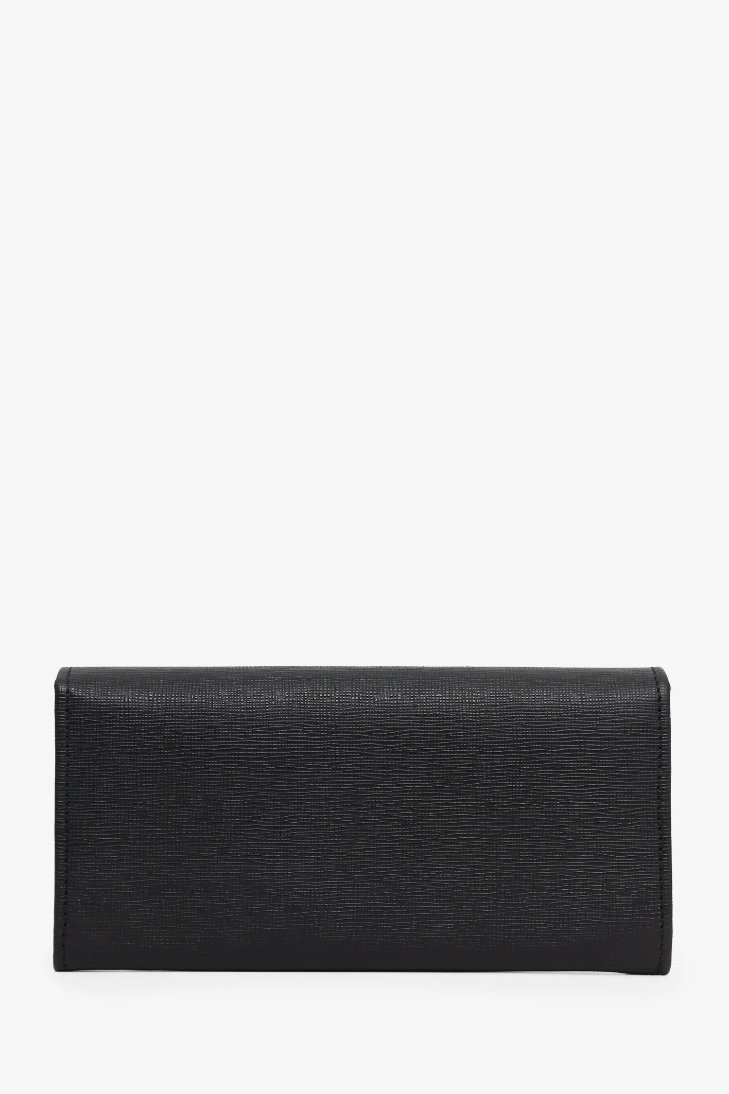 Fendi 2013 Black Leather Continental Wallet
