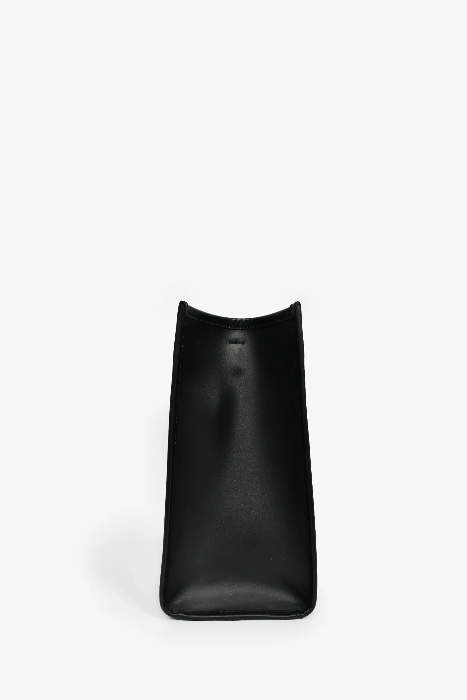 Fendi x Versace Black Leather 'Fendace Sunshine Shopper' Tote