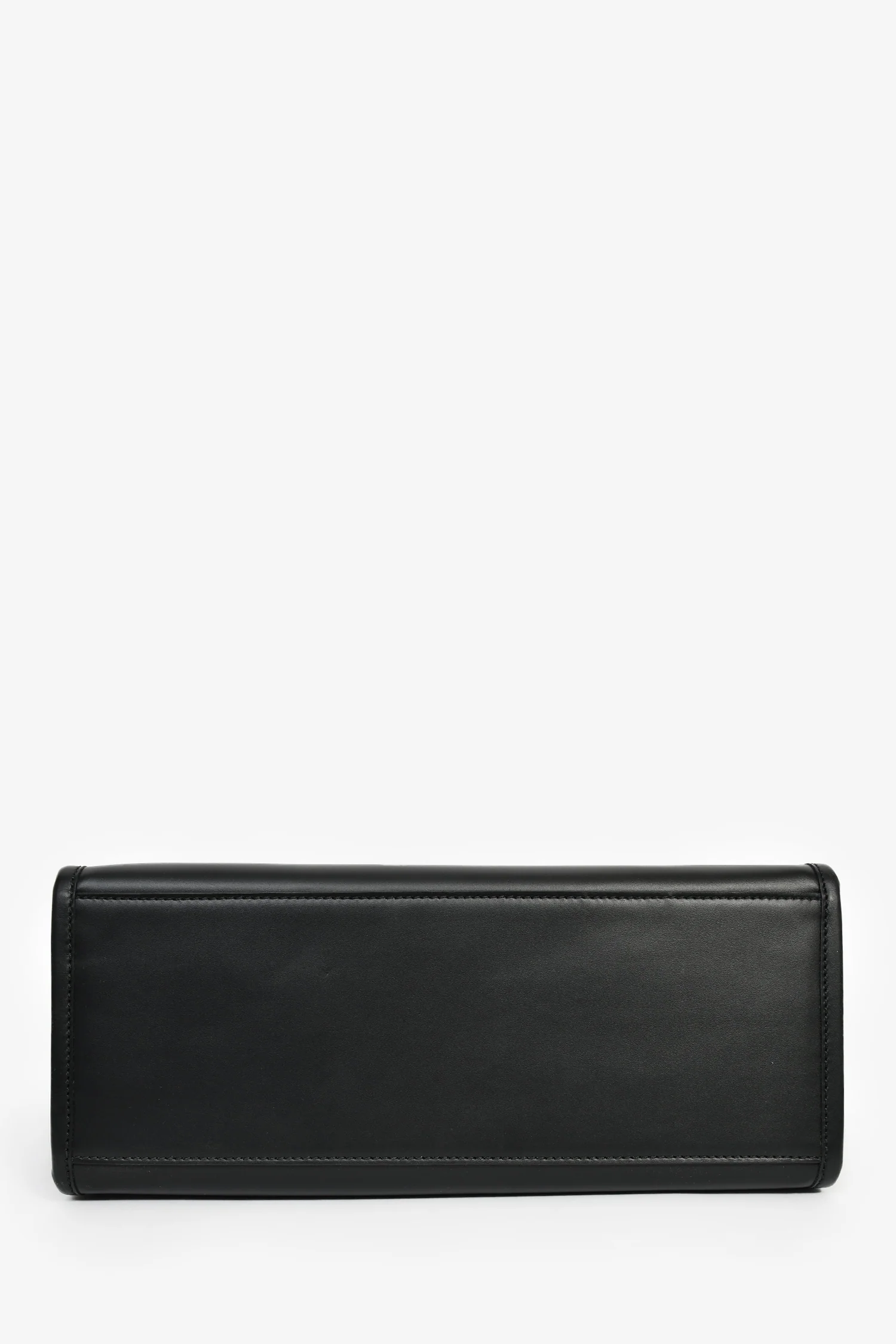 Fendi x Versace Black Leather 'Fendace Sunshine Shopper' Tote