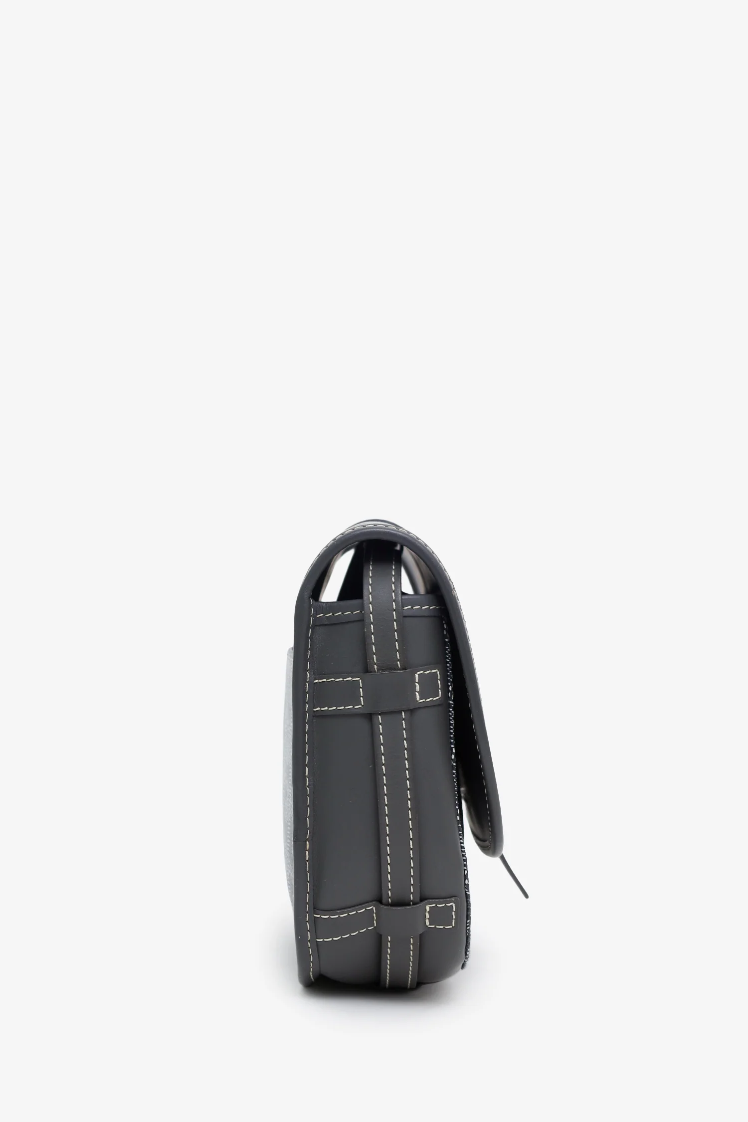 Goyard Grey Goyardine Belvedere II PM Messenger Bag