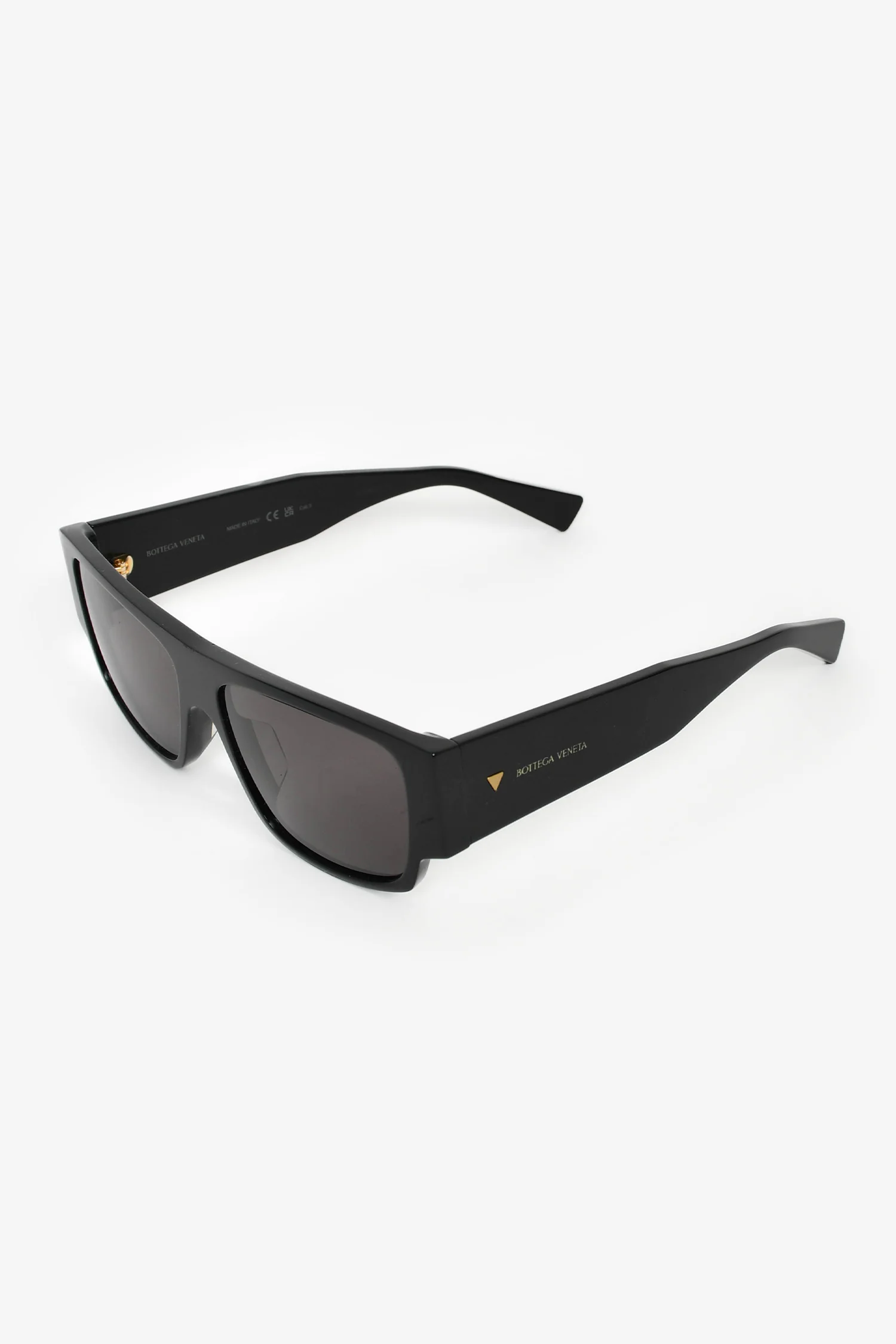 Bottega Veneta Black Square Frame Sunglasses