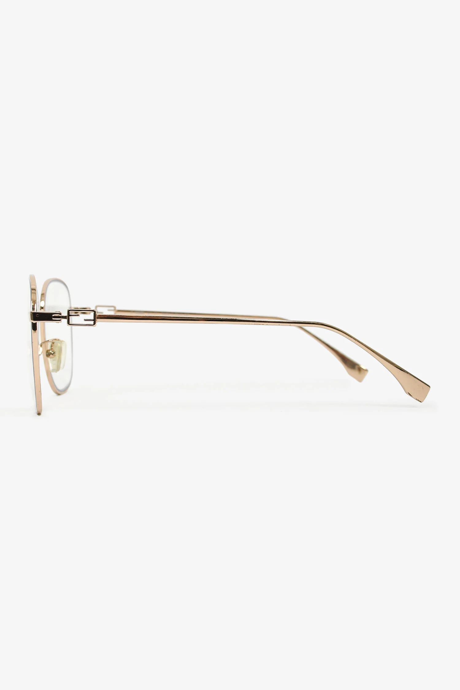 Fendi 2022 Gold Metal Eye Glasses
