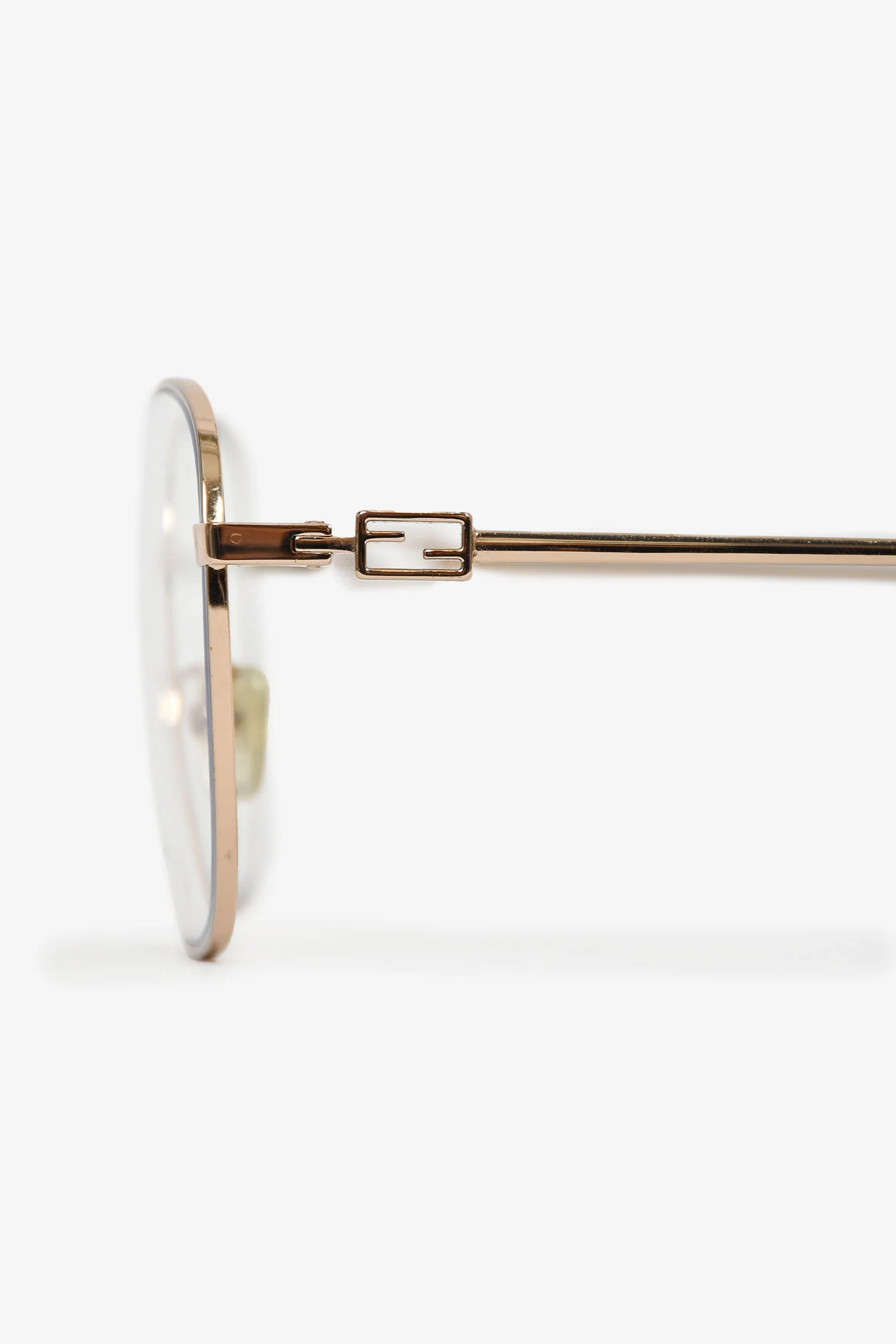 Fendi 2022 Gold Metal Eye Glasses