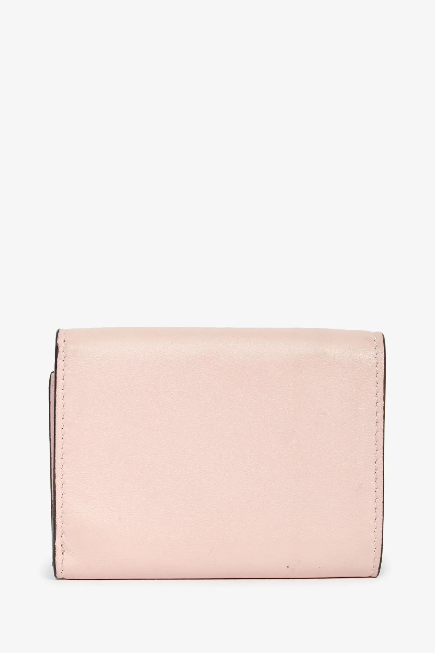 Fendi Pink FF Baguette Compact Wallet