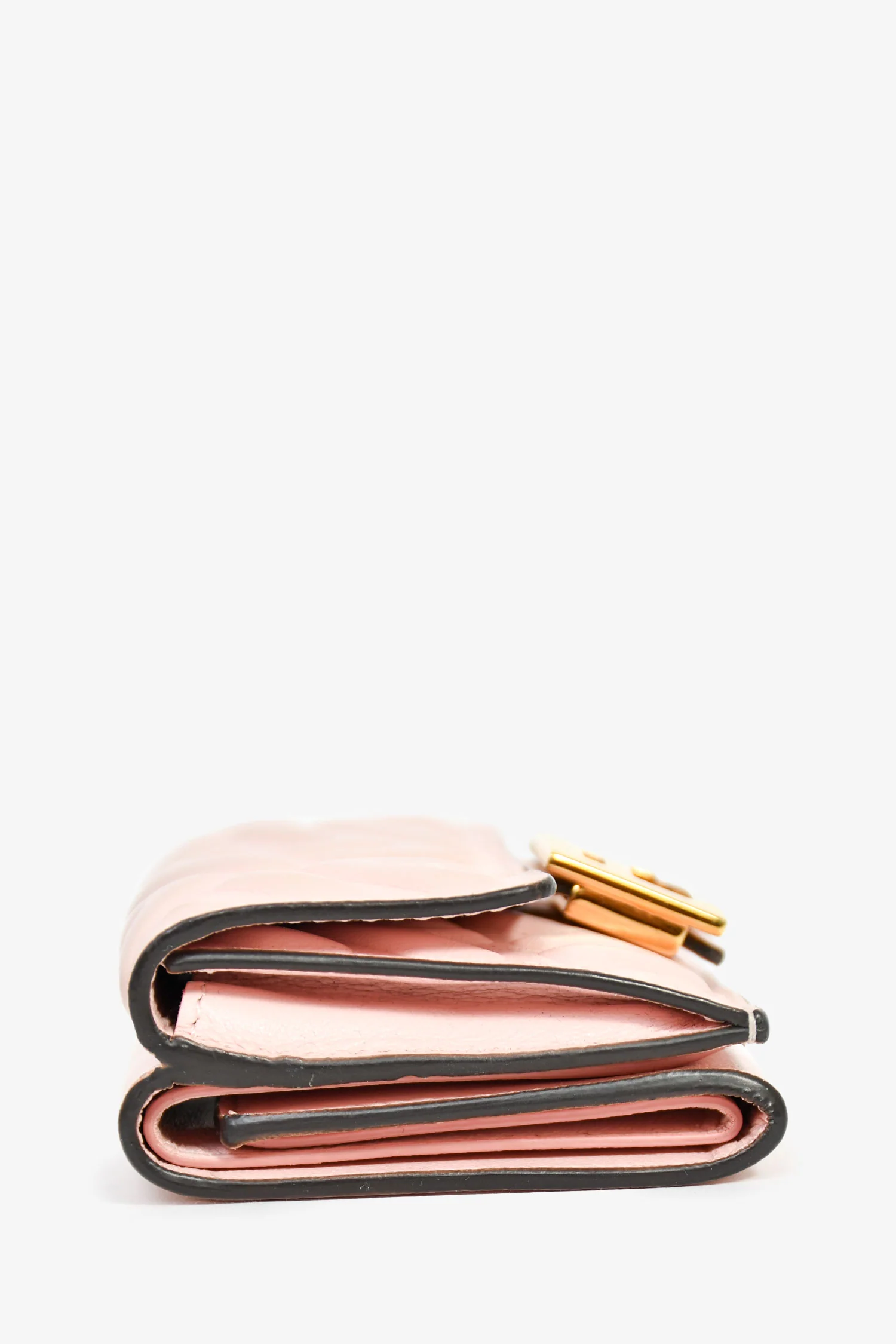 Fendi Pink FF Baguette Compact Wallet