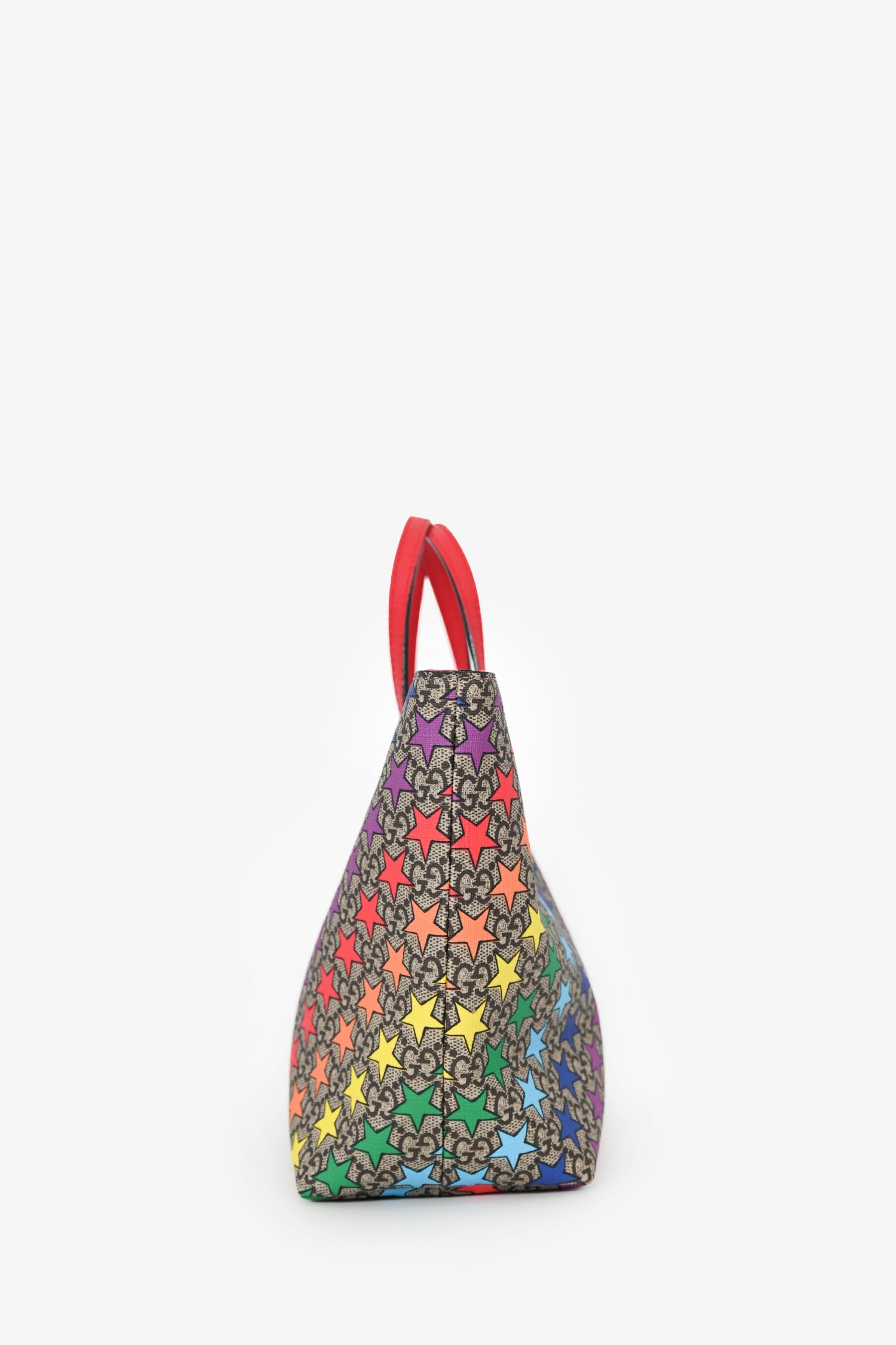 Gucci Beige Canvas GG Supreme Star Tote